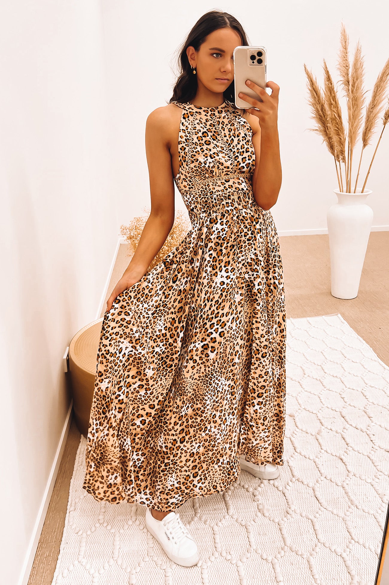 Lola Maxi Dress Leopard