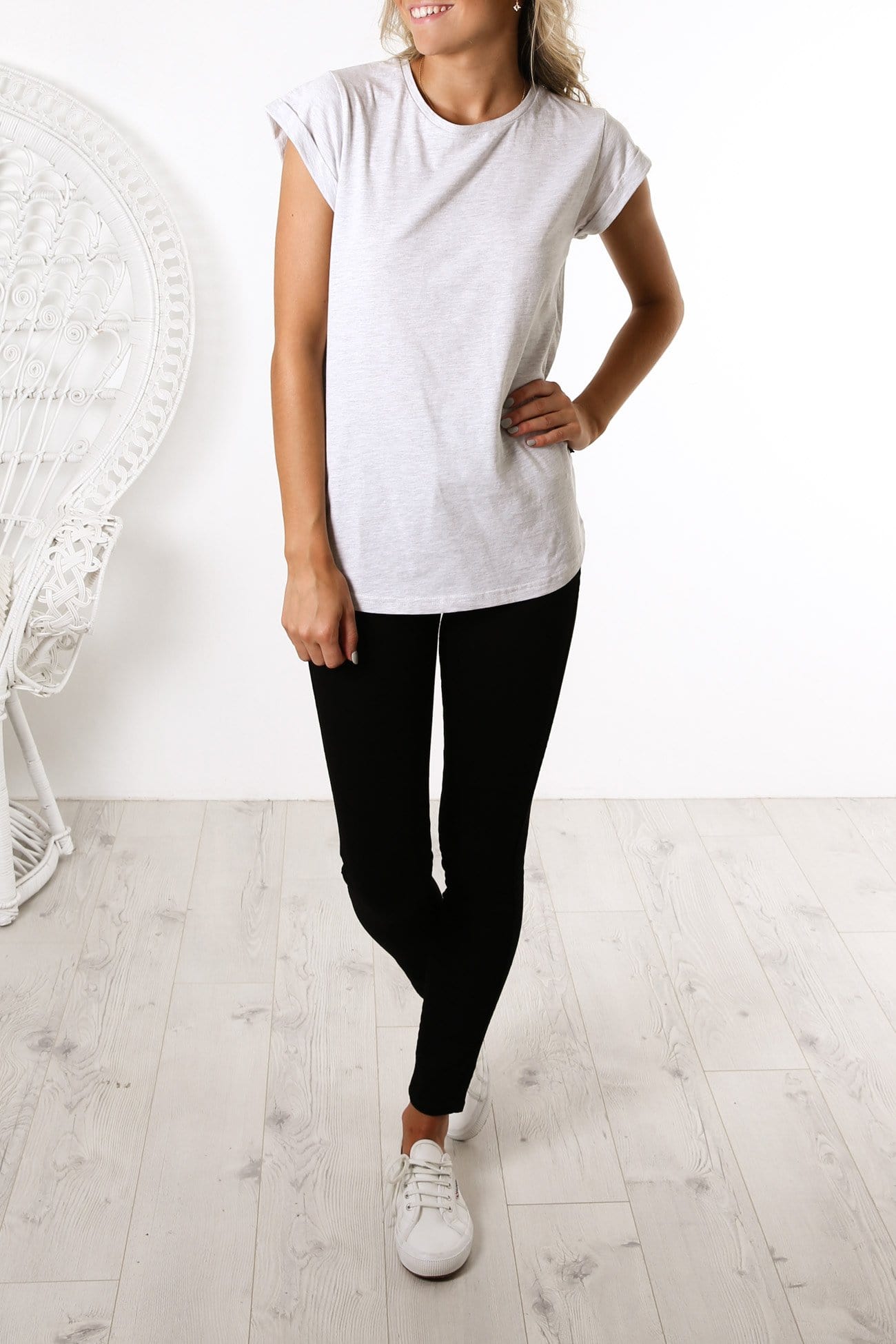 Lucy Tee Grey Marle