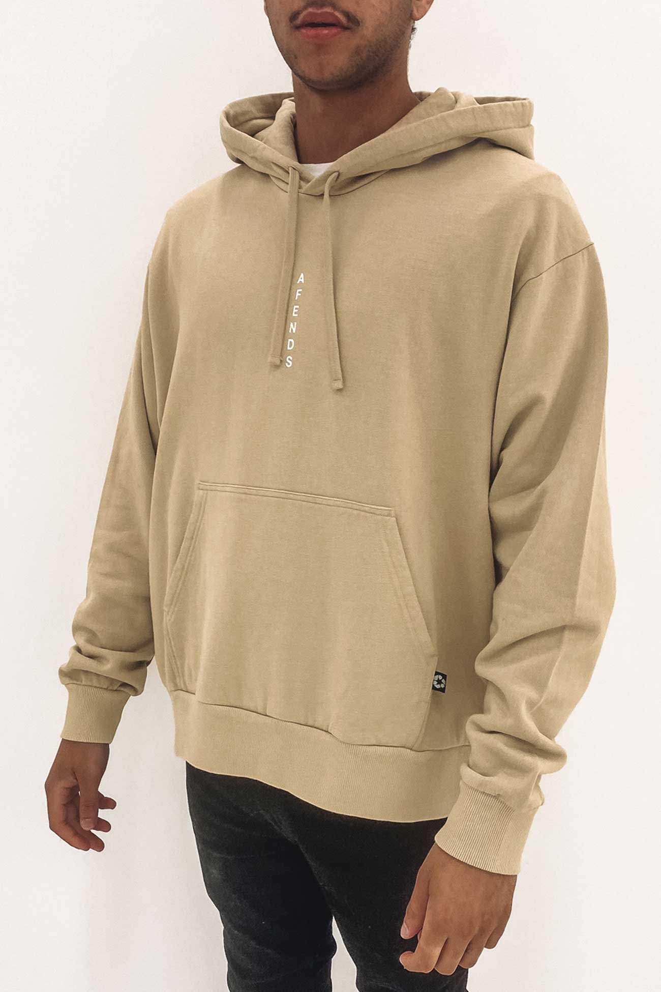 Luxury Recycled Pull On Hood Cement