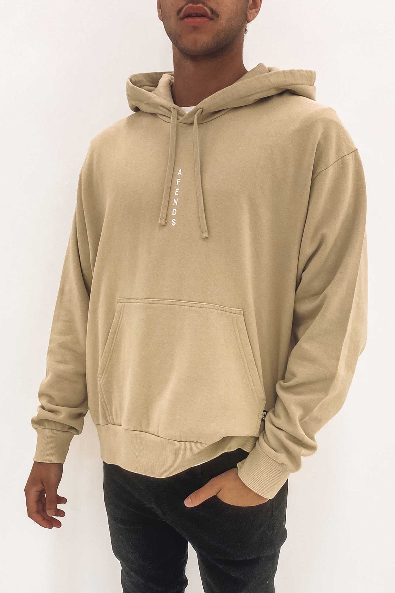 Luxury Recycled Pull On Hood Cement