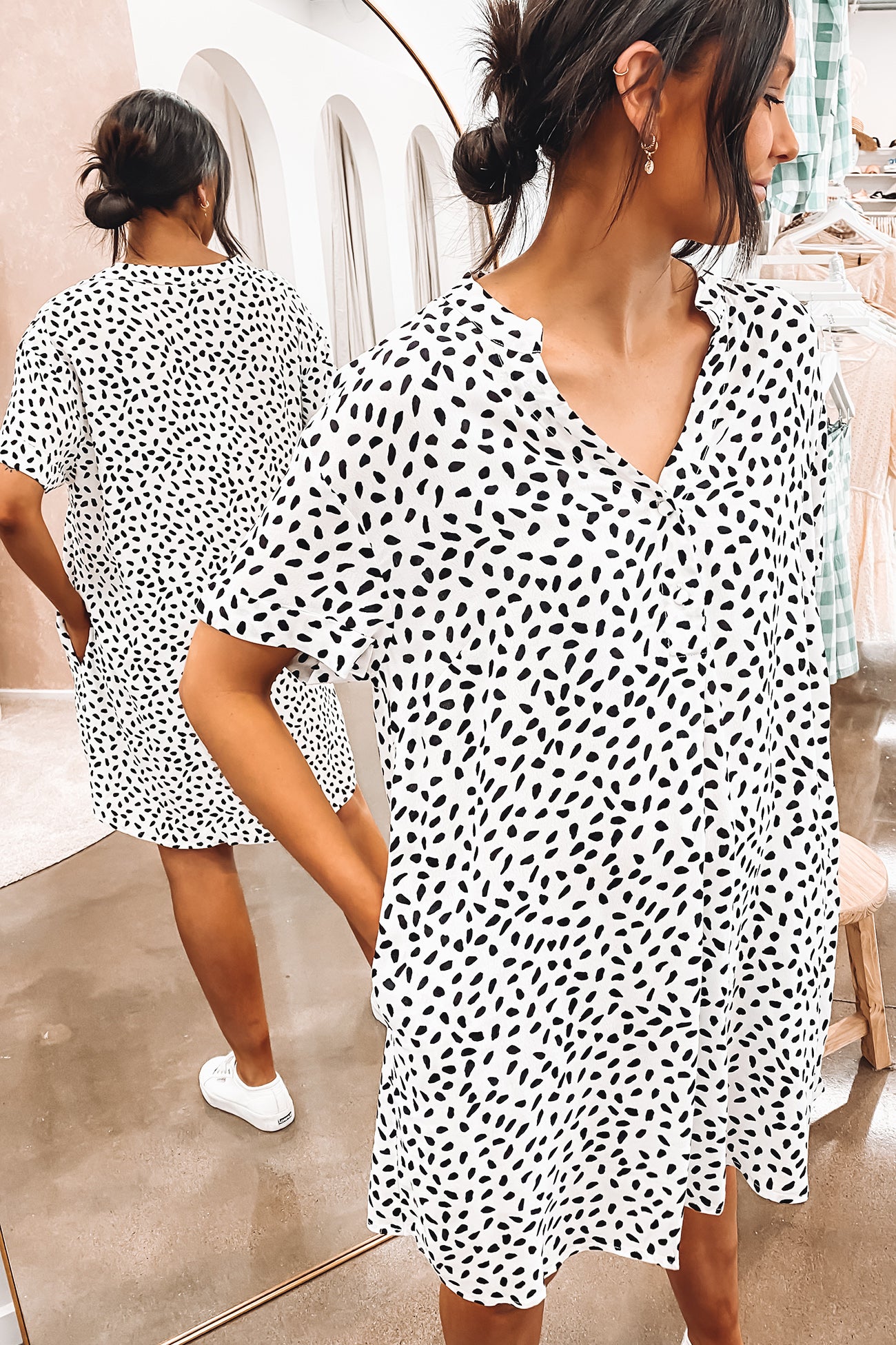 Lydia Mini Dress White