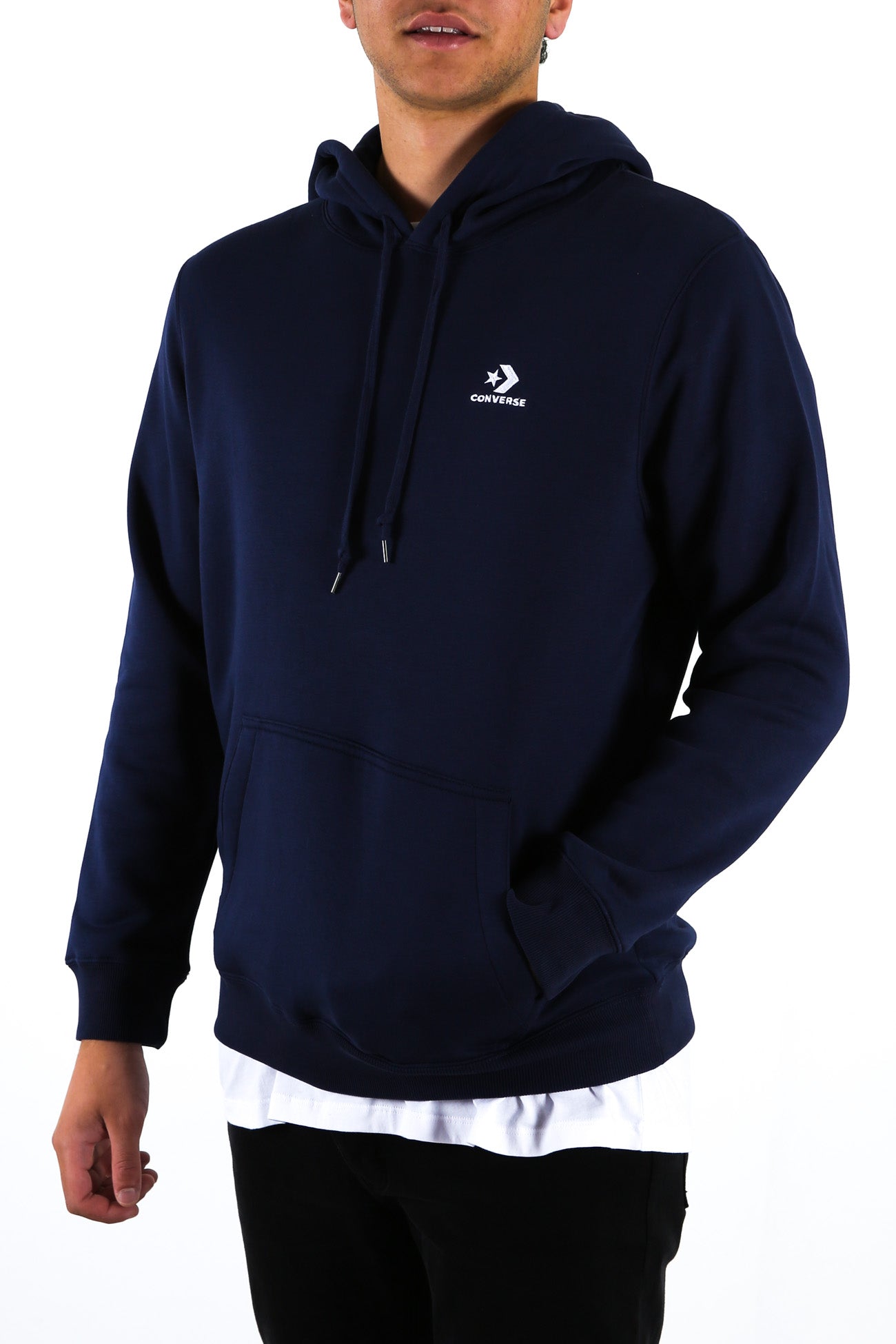 Star Chevron Hoodie Black Iris