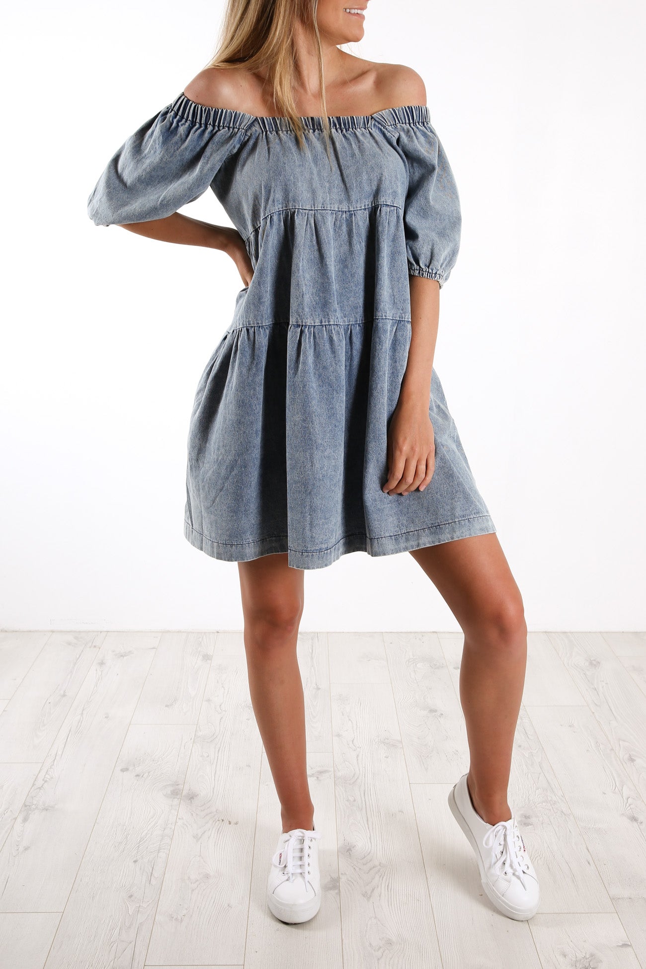 Mae Dress Blue