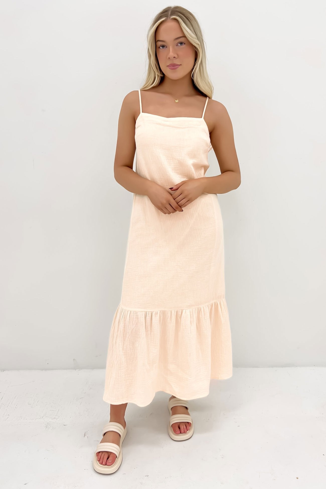 Mahlia Maxi Dress Lemon