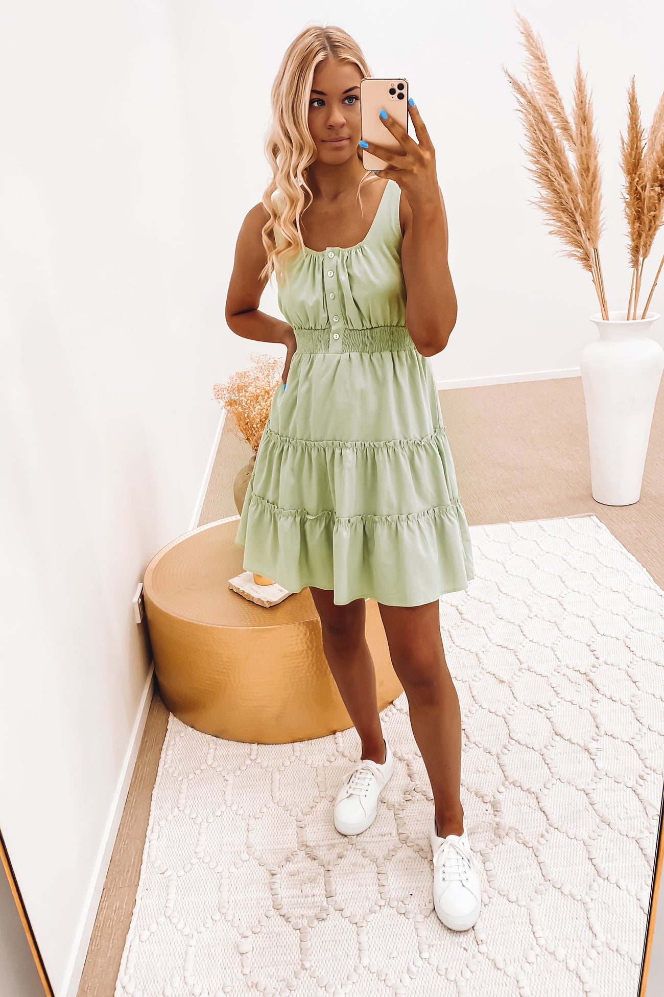 Maxine Mini Dress Green