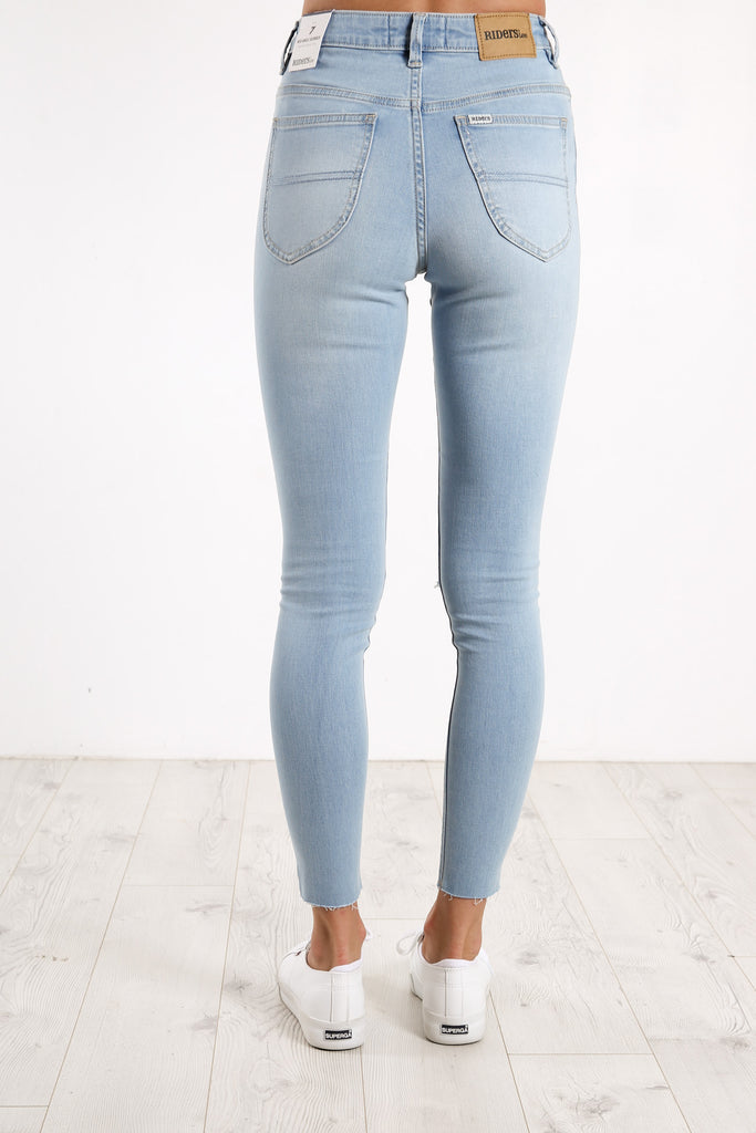 Mid Ankle Skimmer California Raw Jean Jail
