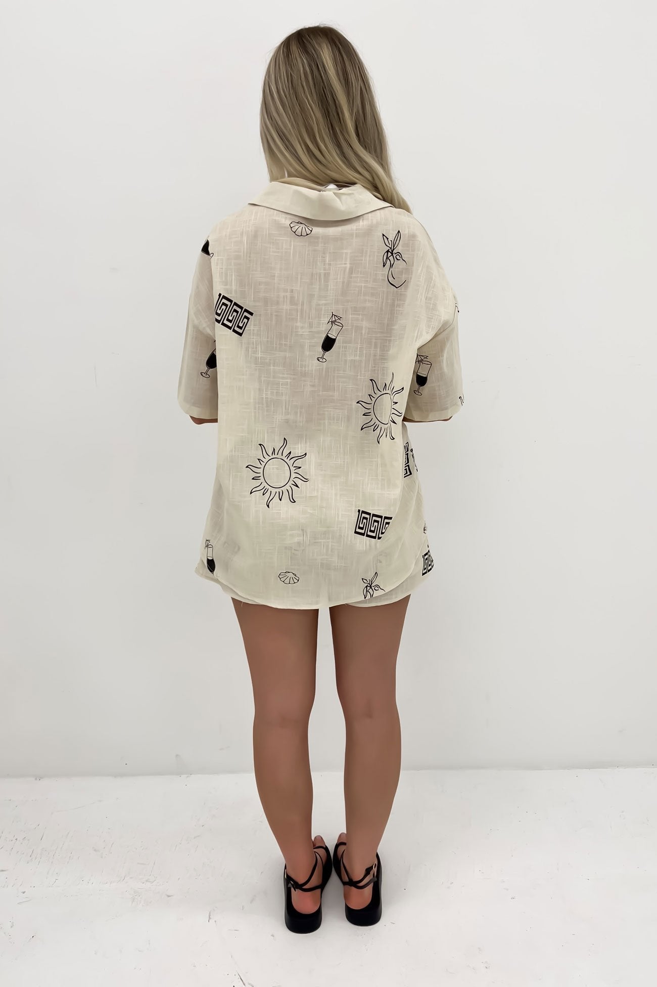 Milos Set Beige Black