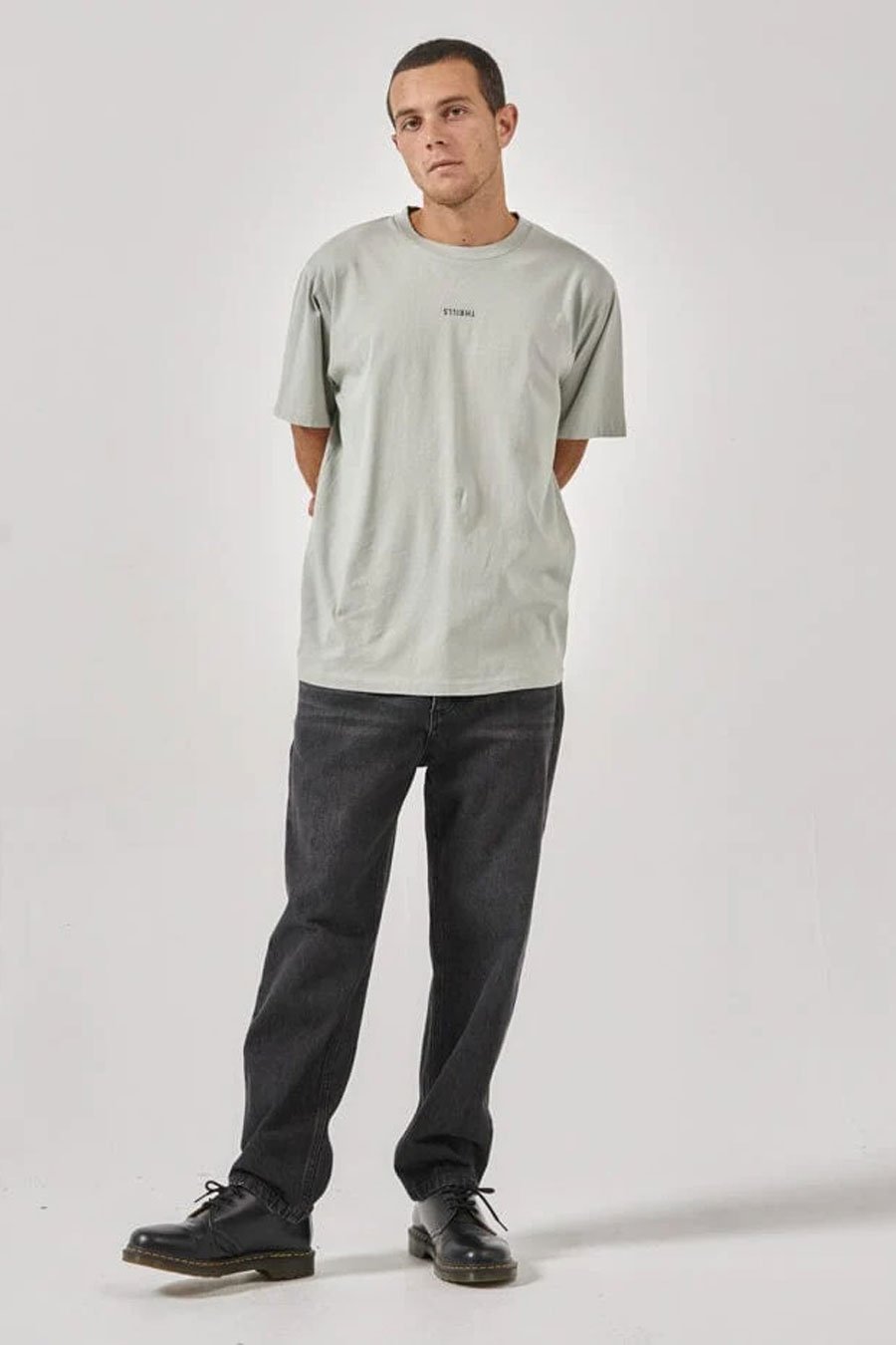 Minimal Thrills Merch Fit Tee Sage Grey