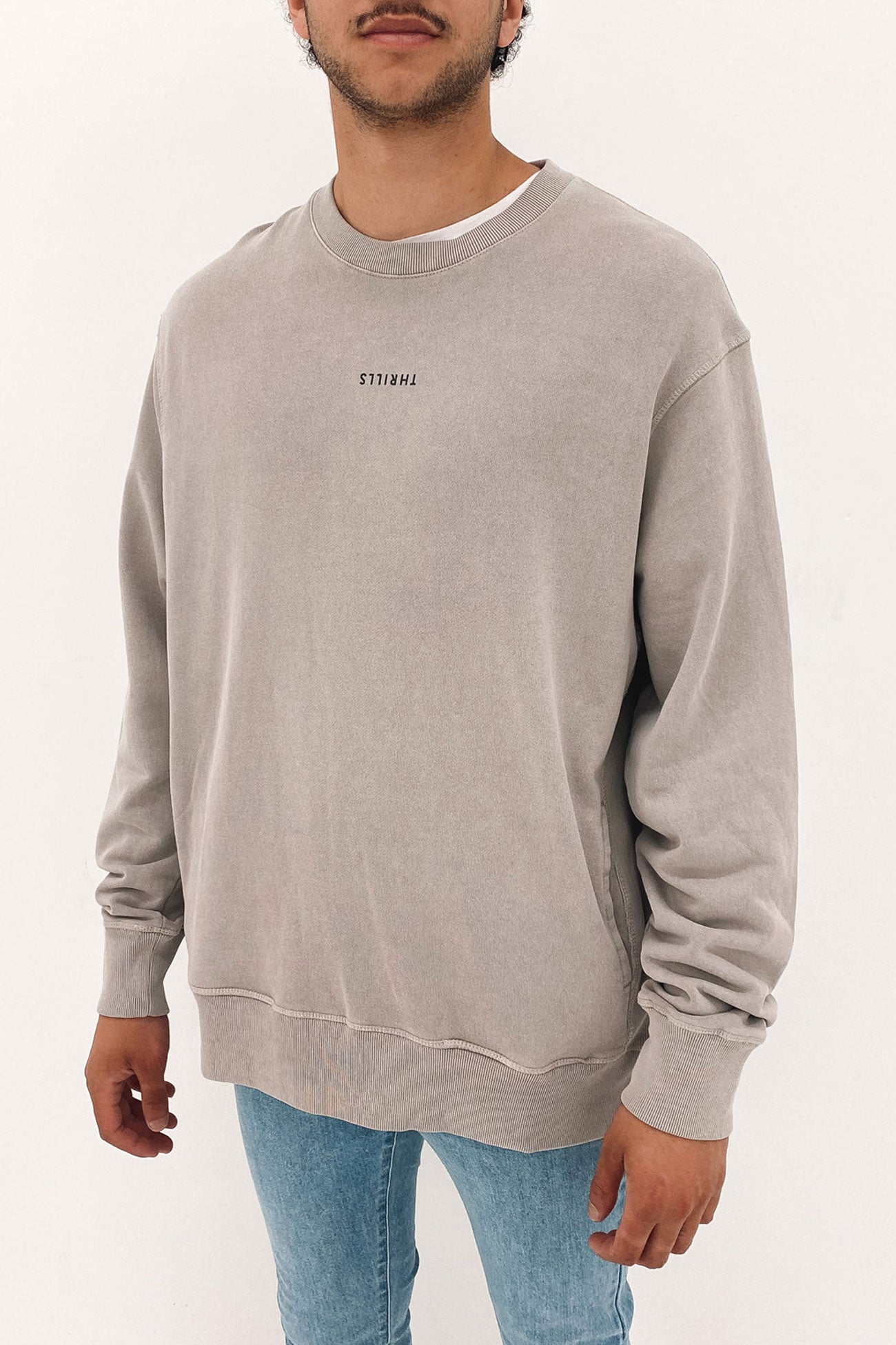 Minimal Thrills Oversize Crew Fog