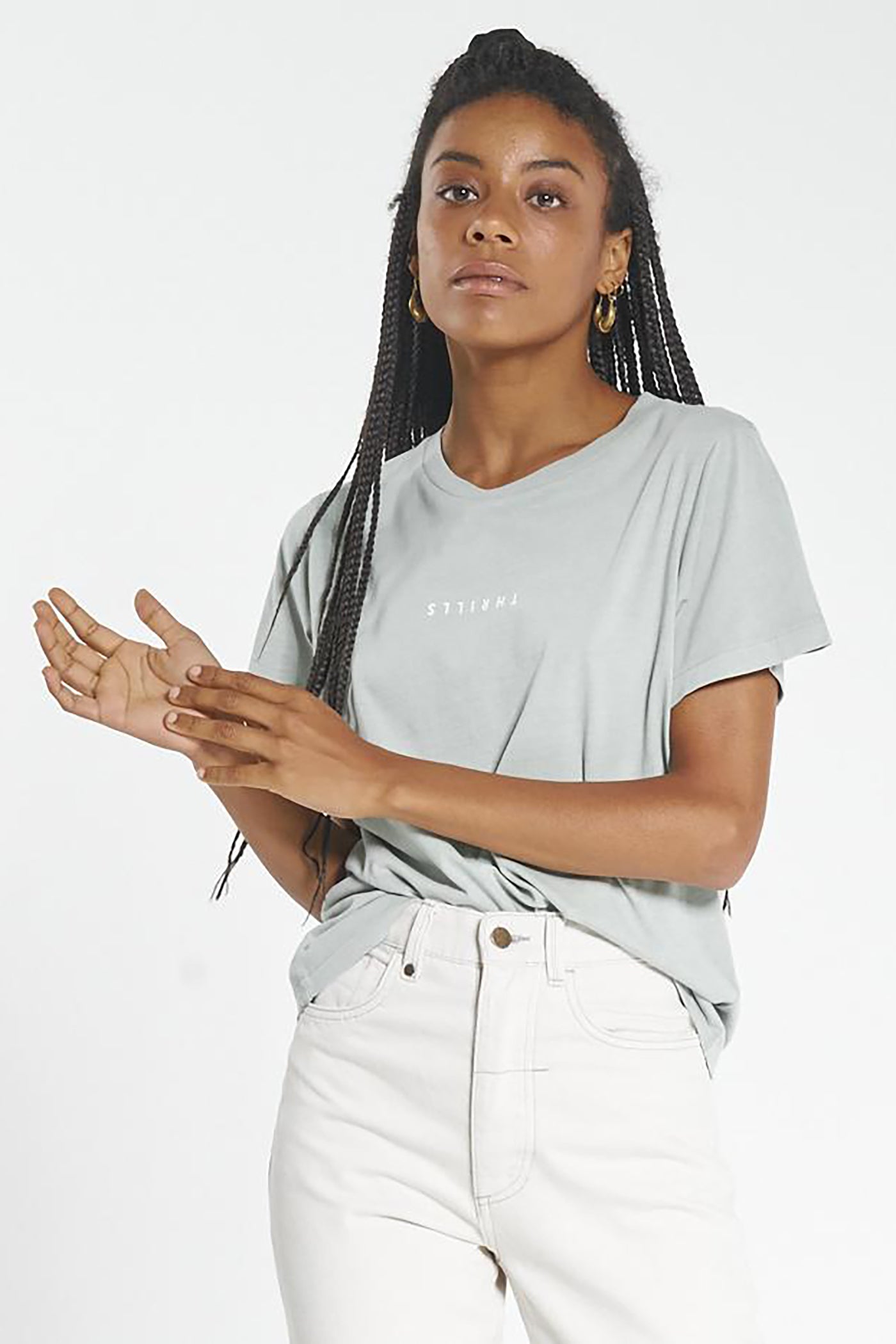 Minimal Thrills Relaxed Tee Eucalyptus