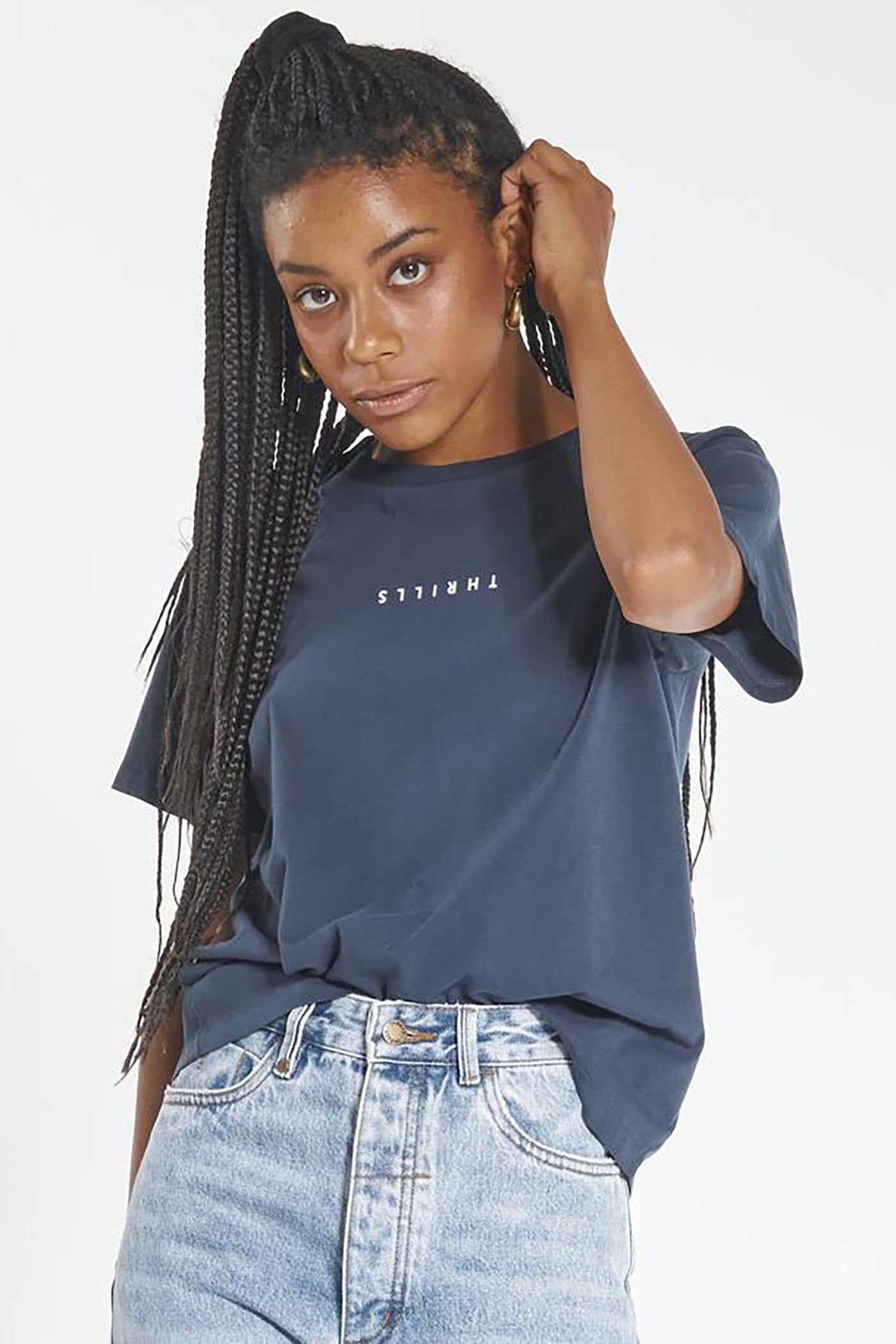 Minimal Thrills Relaxed Tee Ink Navy