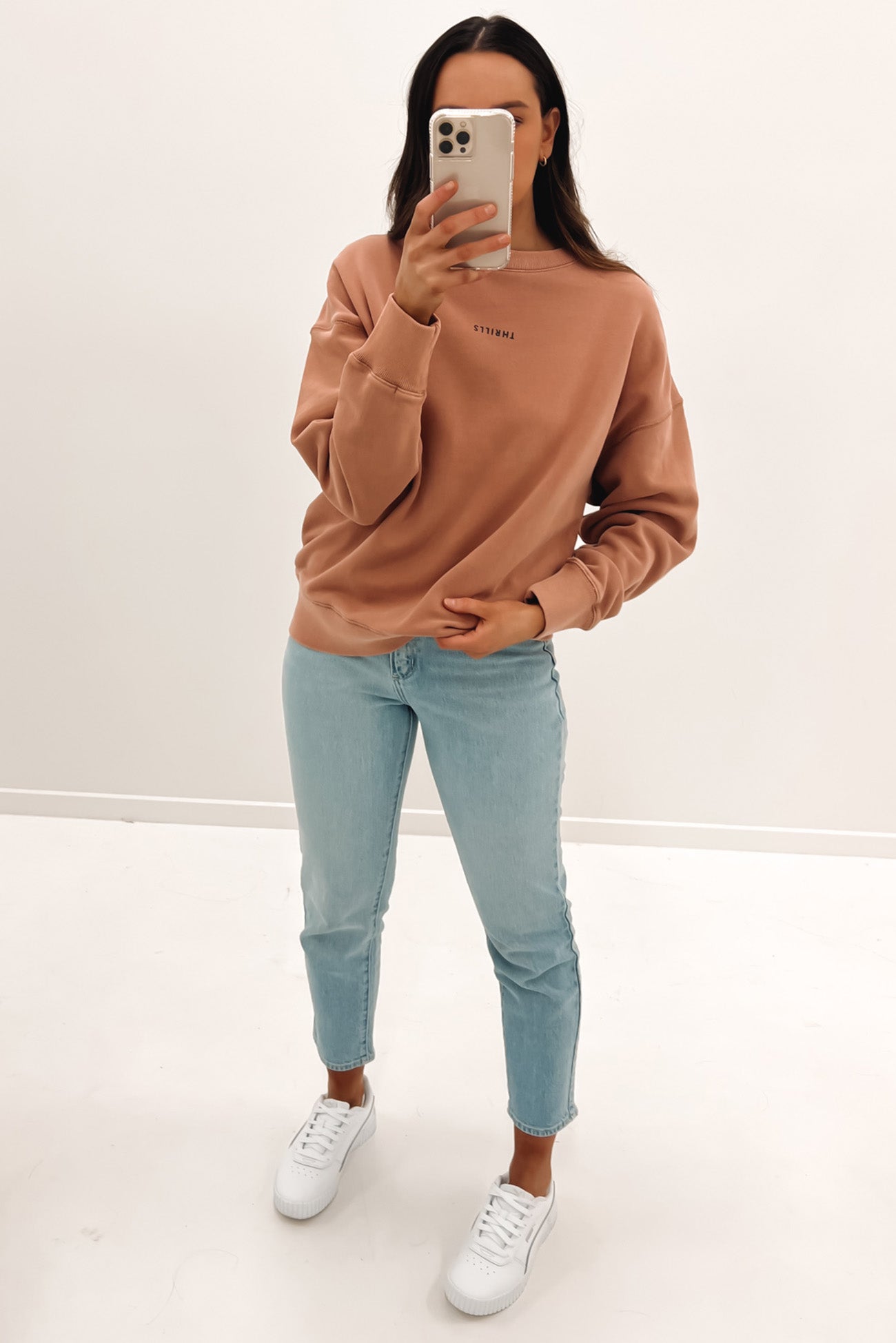 Minimal Thrills Slouch Crew Cork