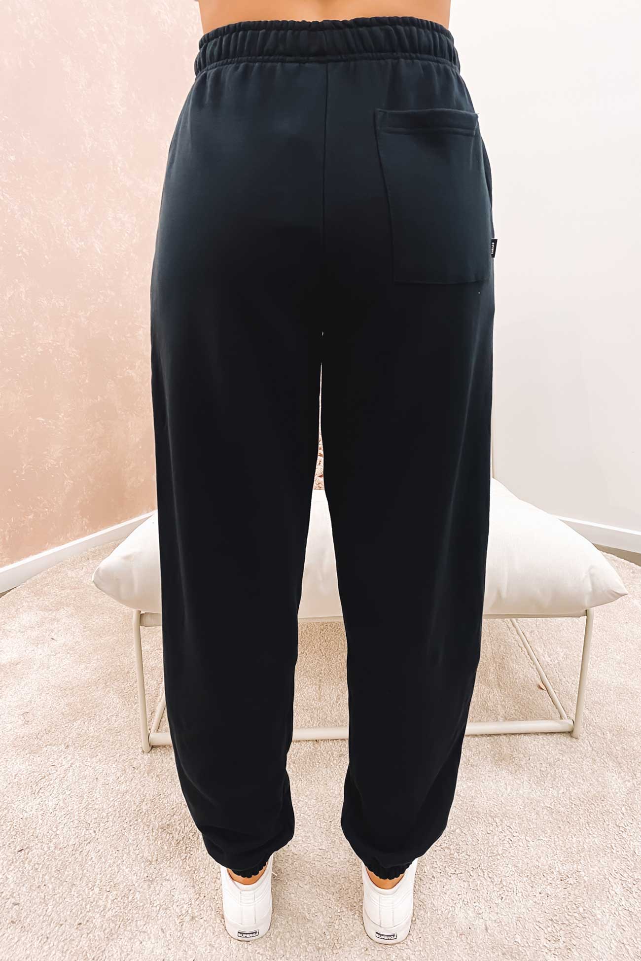 Minimal Thrills Track Pant Washed Black