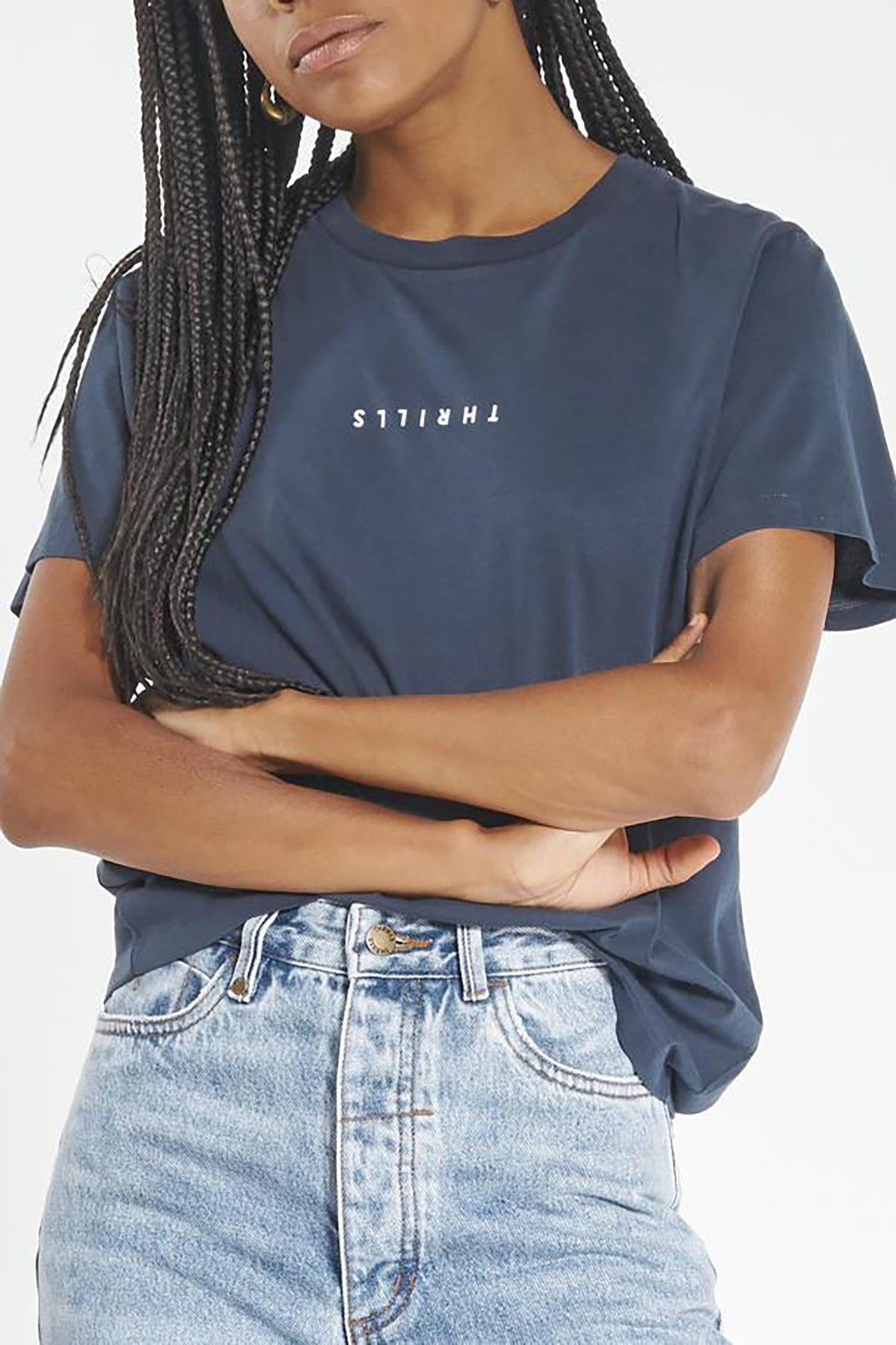 Minimal Thrills Relaxed Tee Ink Navy