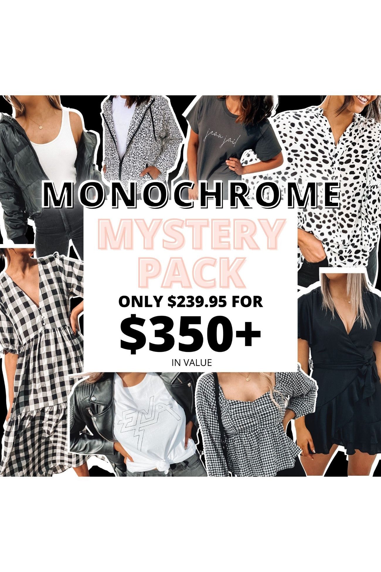 Monochrome Mystery Pack 350+