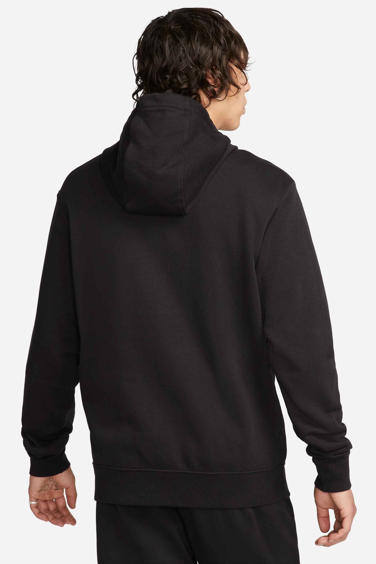 Nike Club Fleece+ French Terry Pullover Hoodie Black