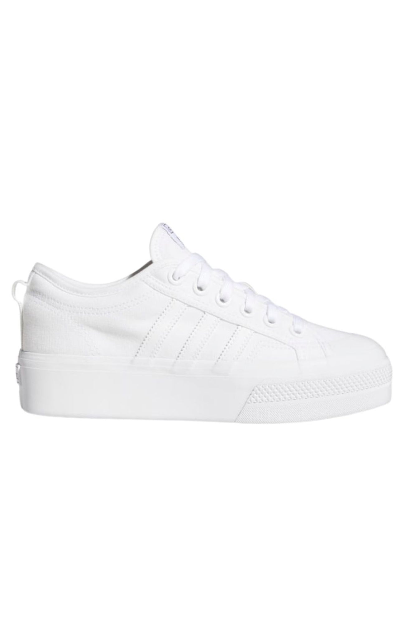 Nizza Platform Shoe Cloud White