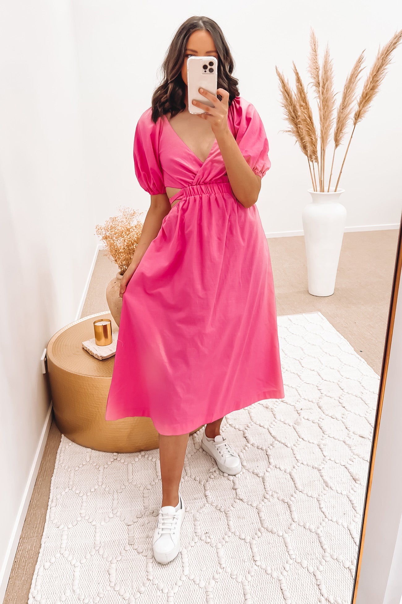 Nola Midi Dress Pink