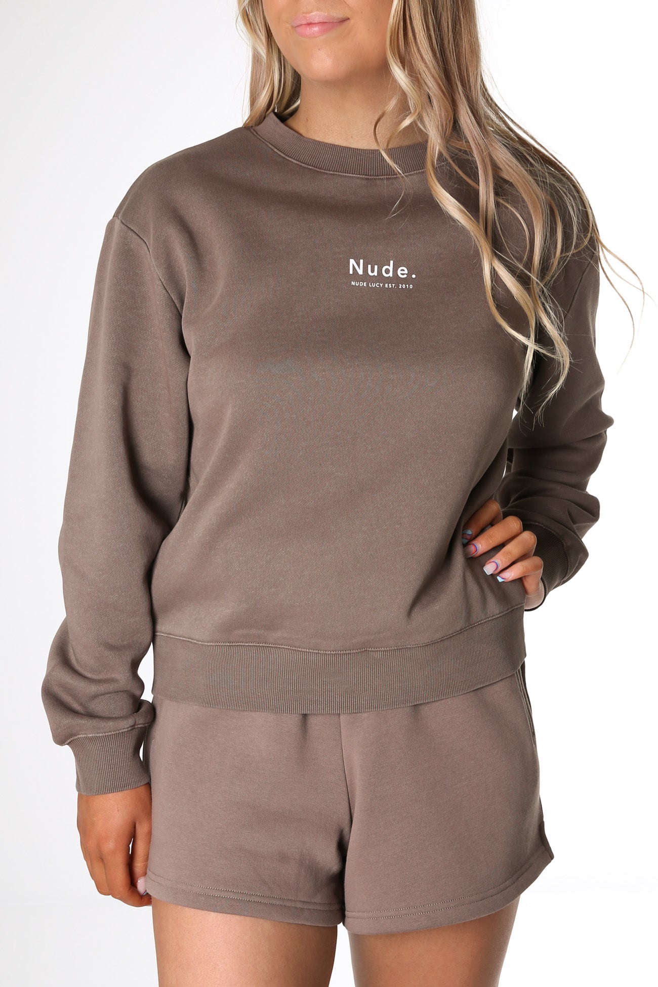 Nude. Heritage Sweat Ash