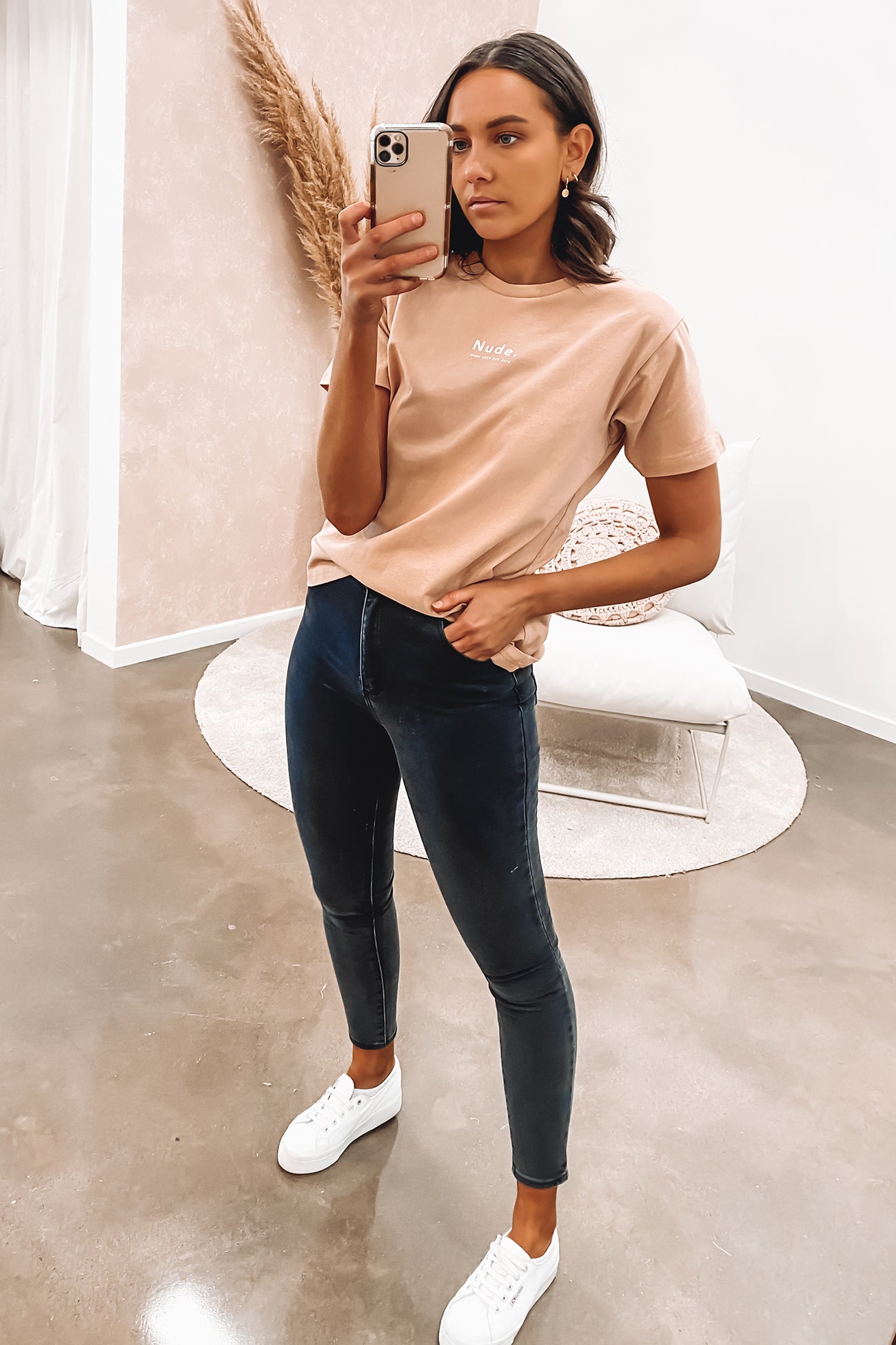 Nude. Organic Heritage Tee Clay