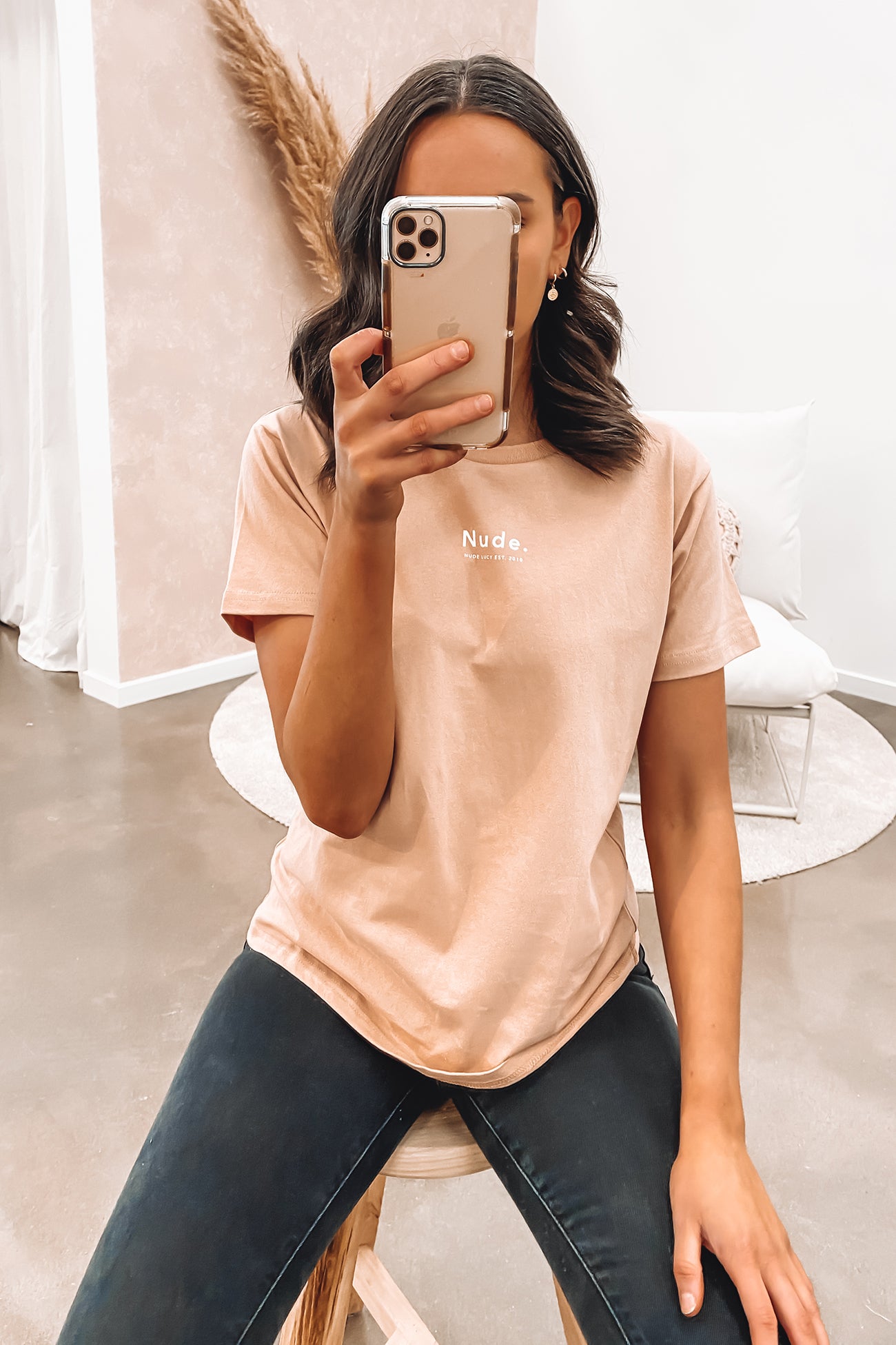 Nude. Organic Heritage Tee Clay