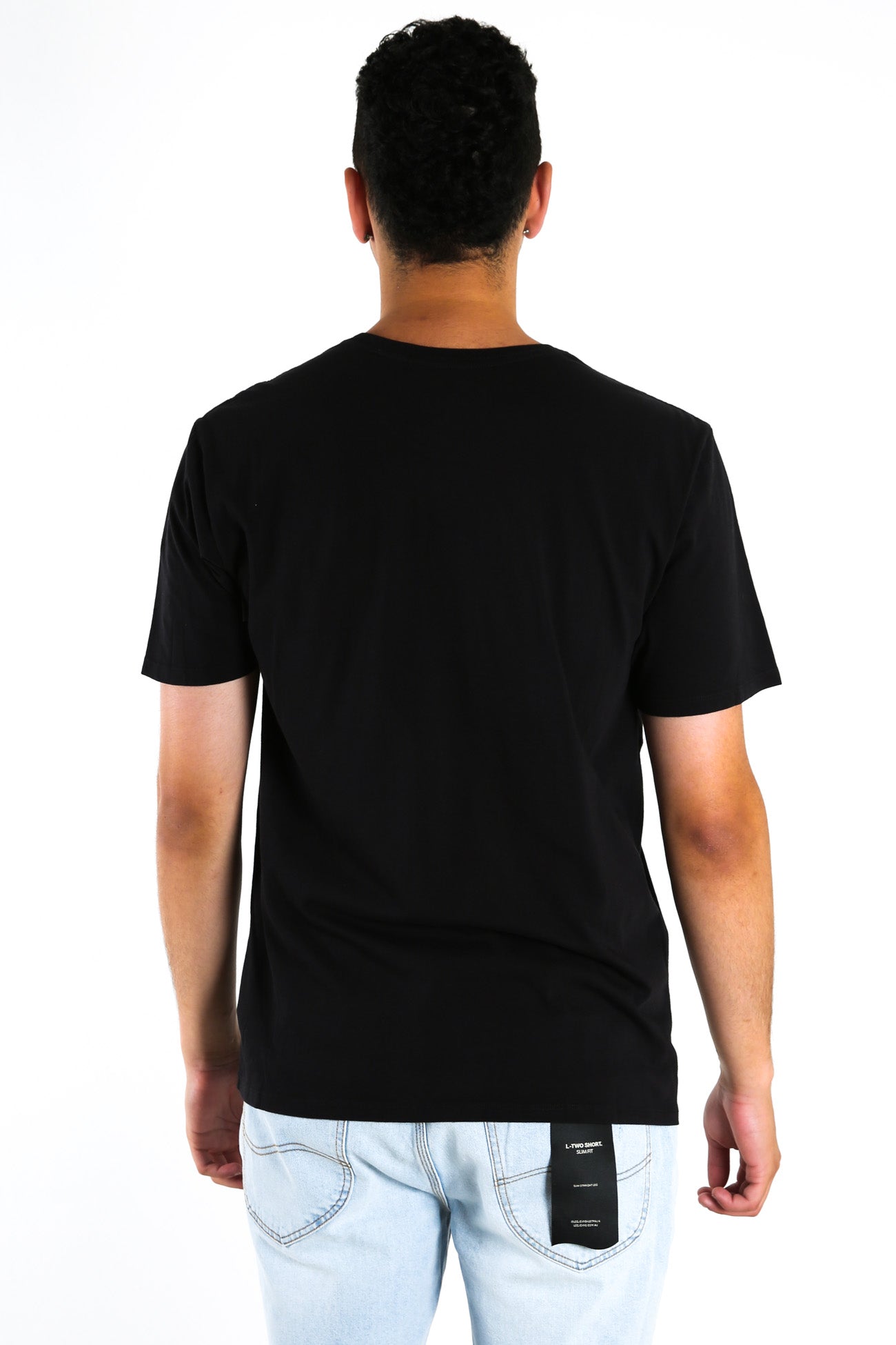 One & Only Short Sleeve Soild T-Shirt Black