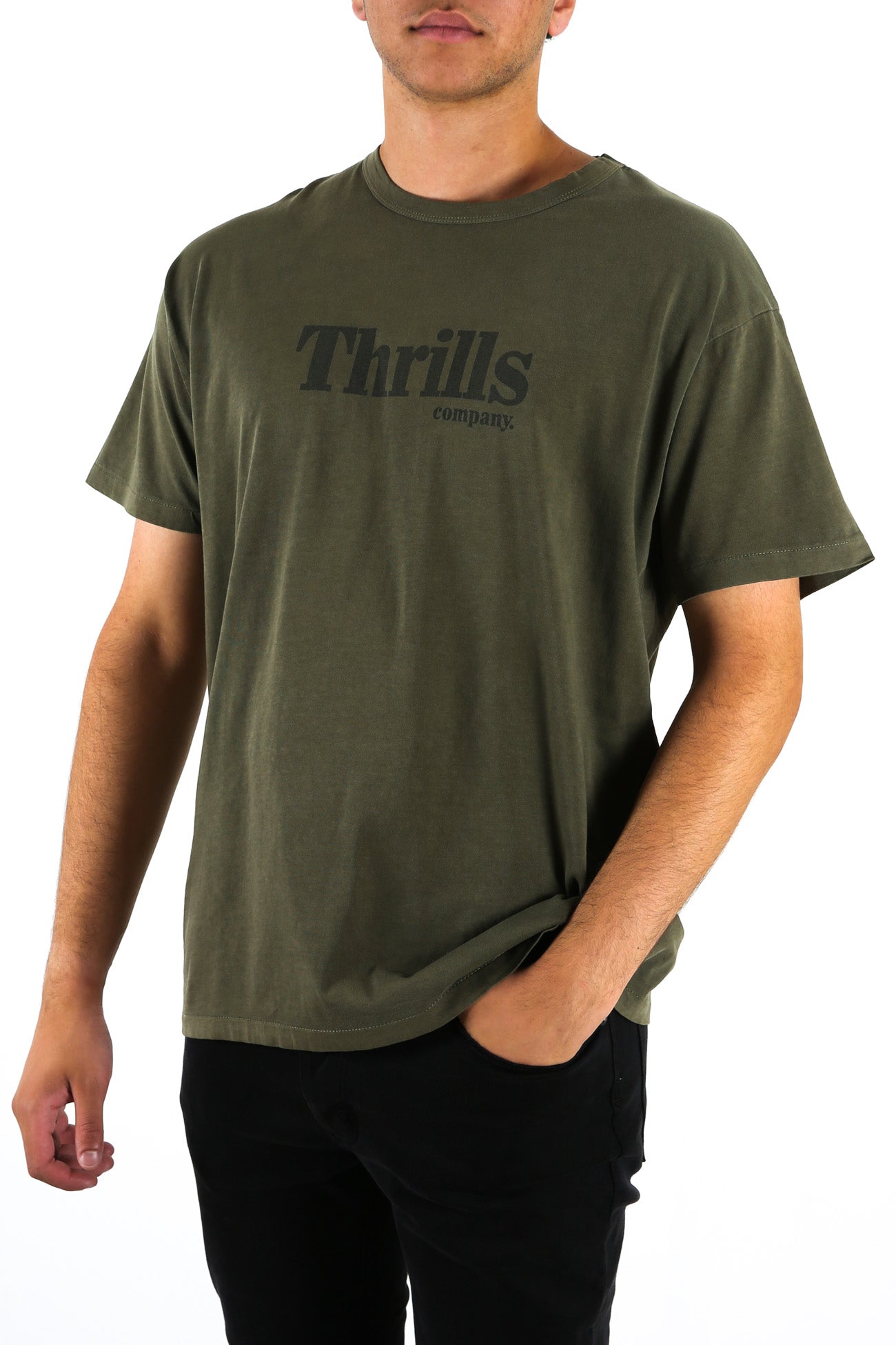 OPS Box Fit Tee Military