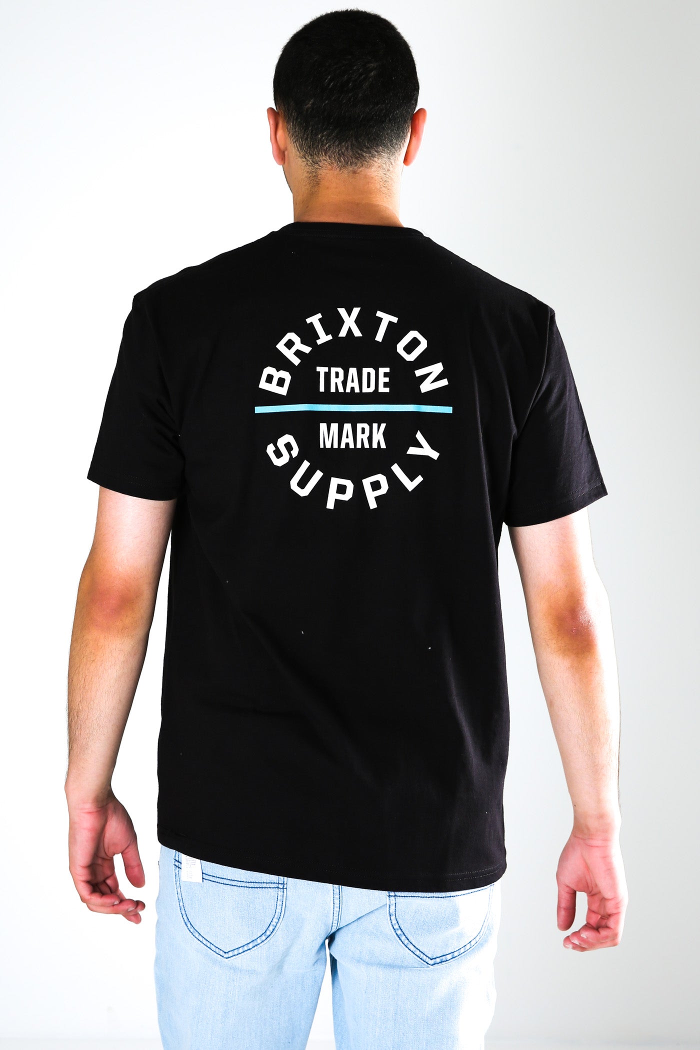 Oath V Short Sleeve Standard Tee Black Cream