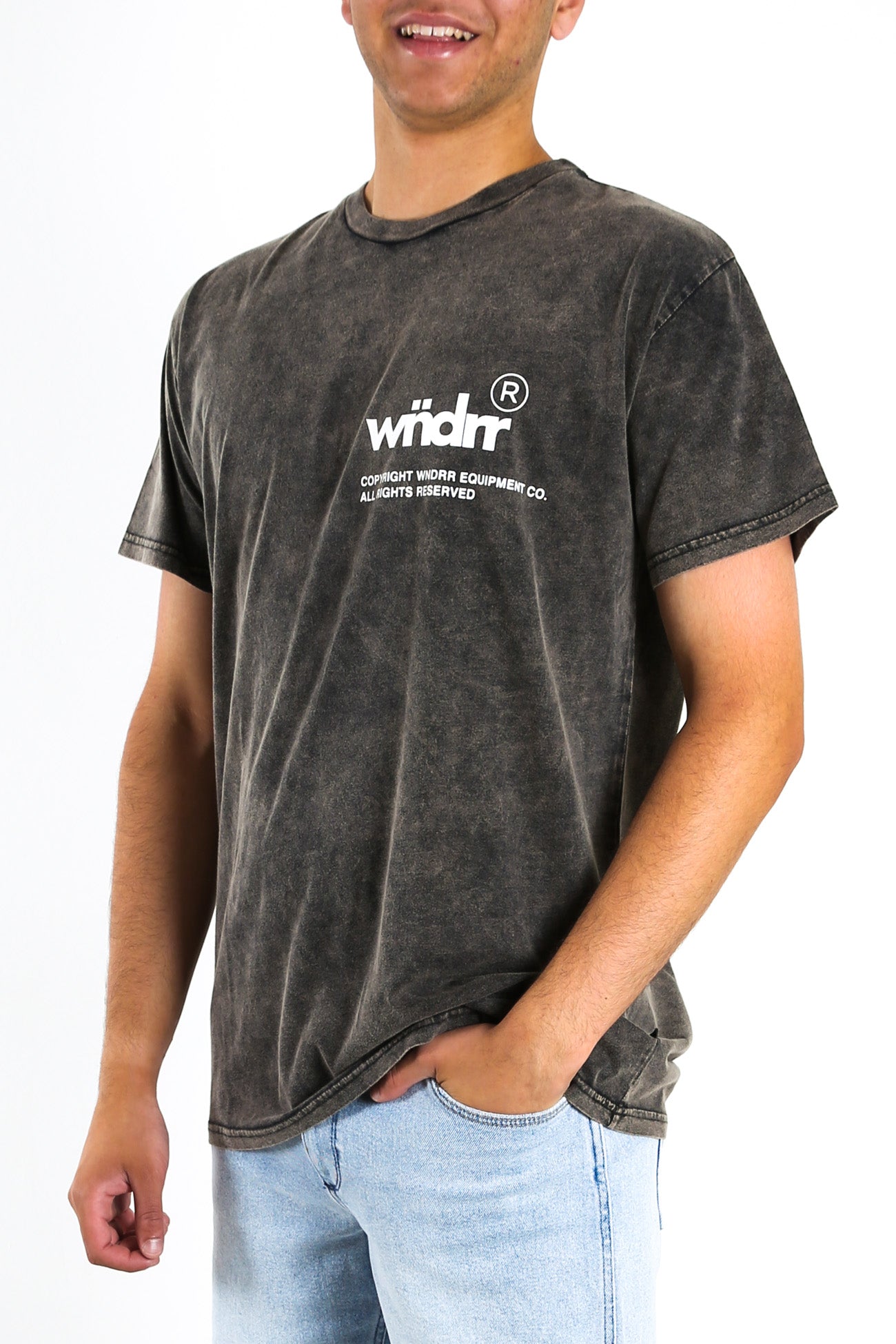 Offcut Custom Fit Tee Washed Black