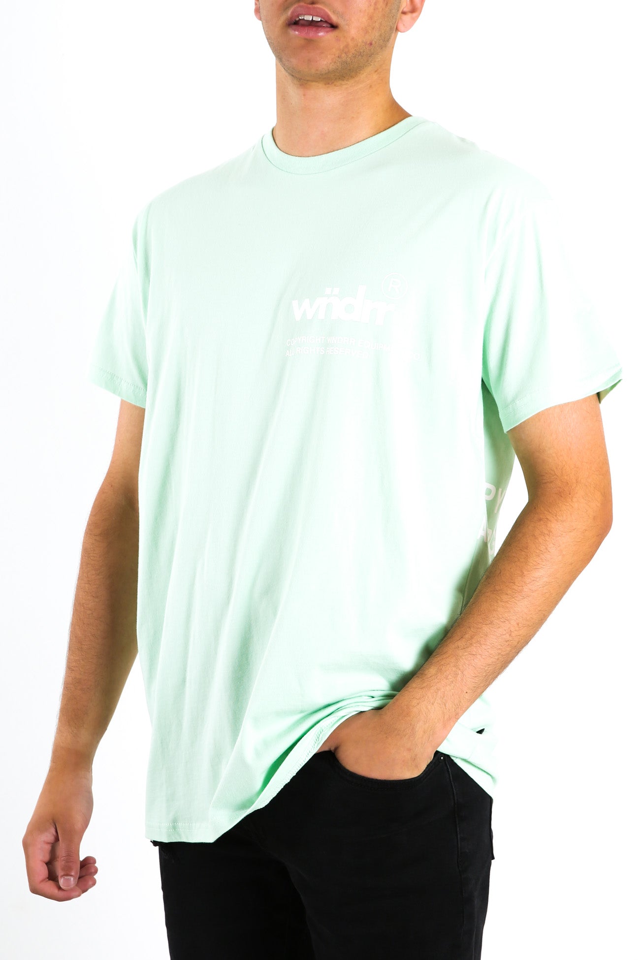 Offcut Custom Fit Tee Lime Green