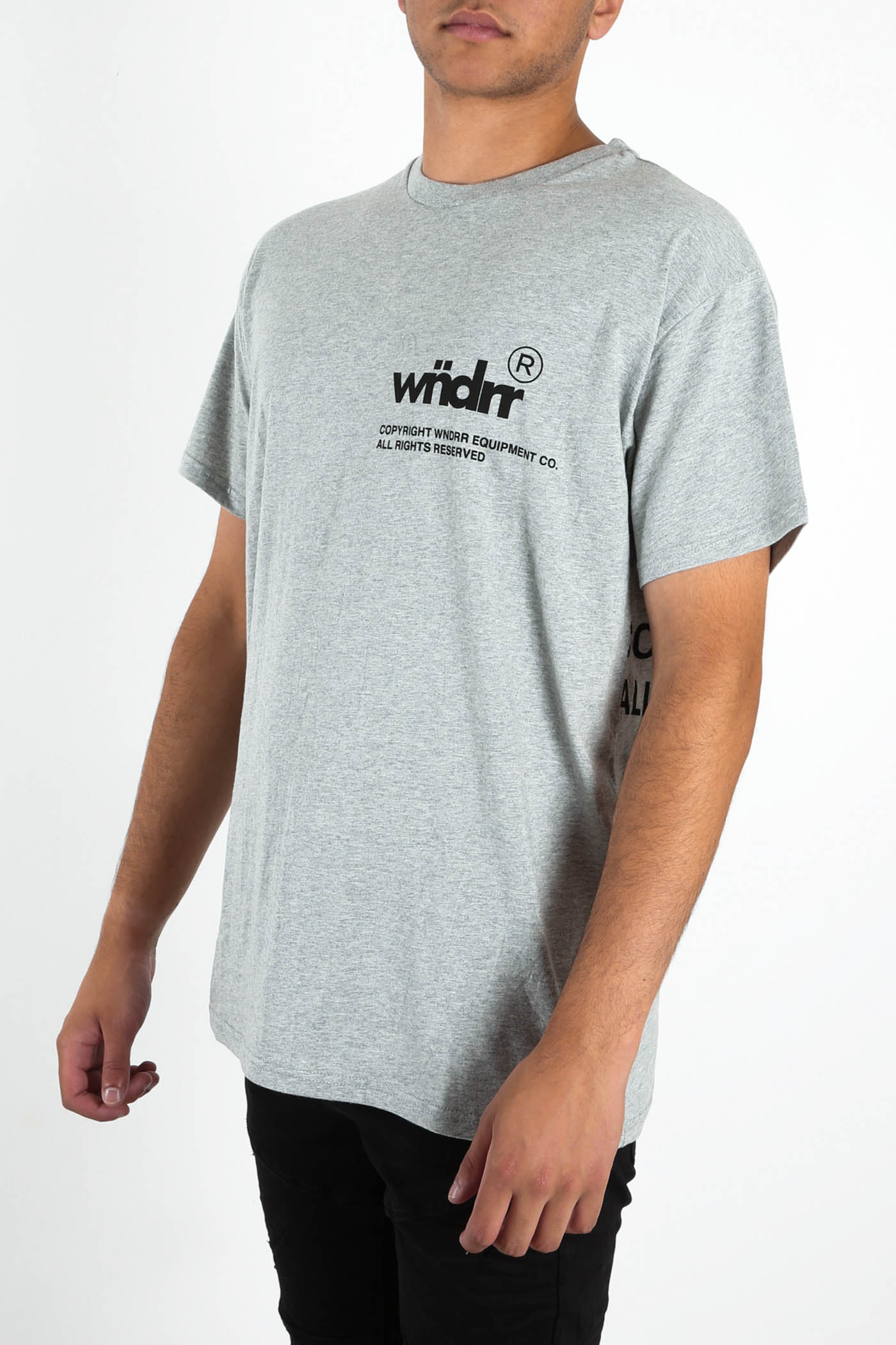 Offcut Custom Fit Tee Grey Marle