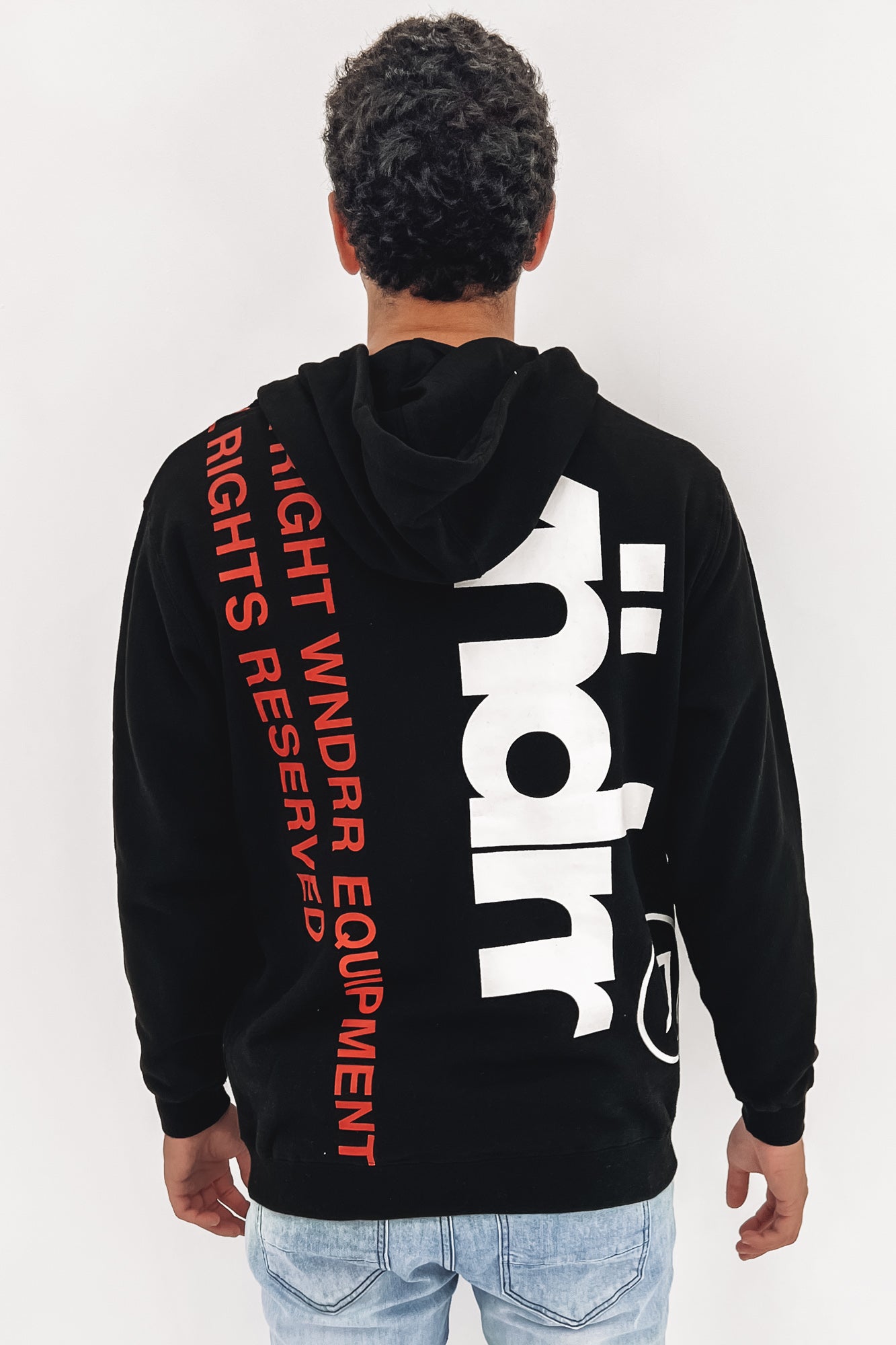 Offset Hood Sweat Black