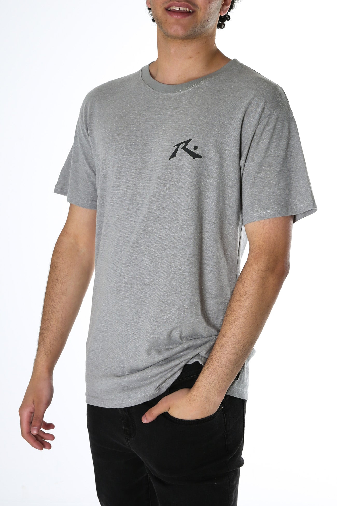 One Hit Hemp Short Sleeve Tee Frost Grey