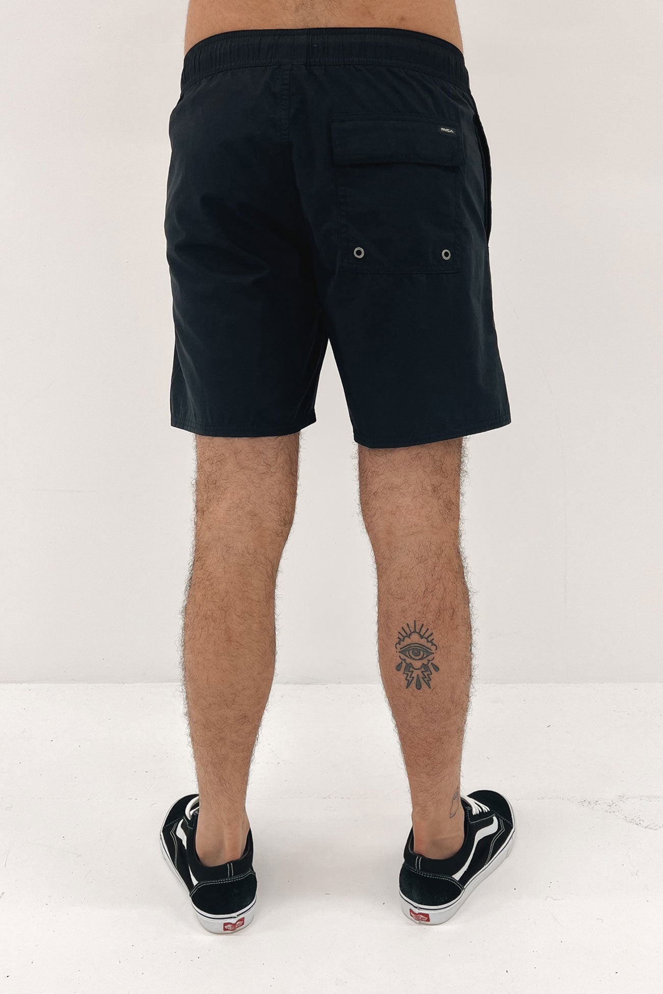 Opposites Elastic 2 Boardshort 17" Black