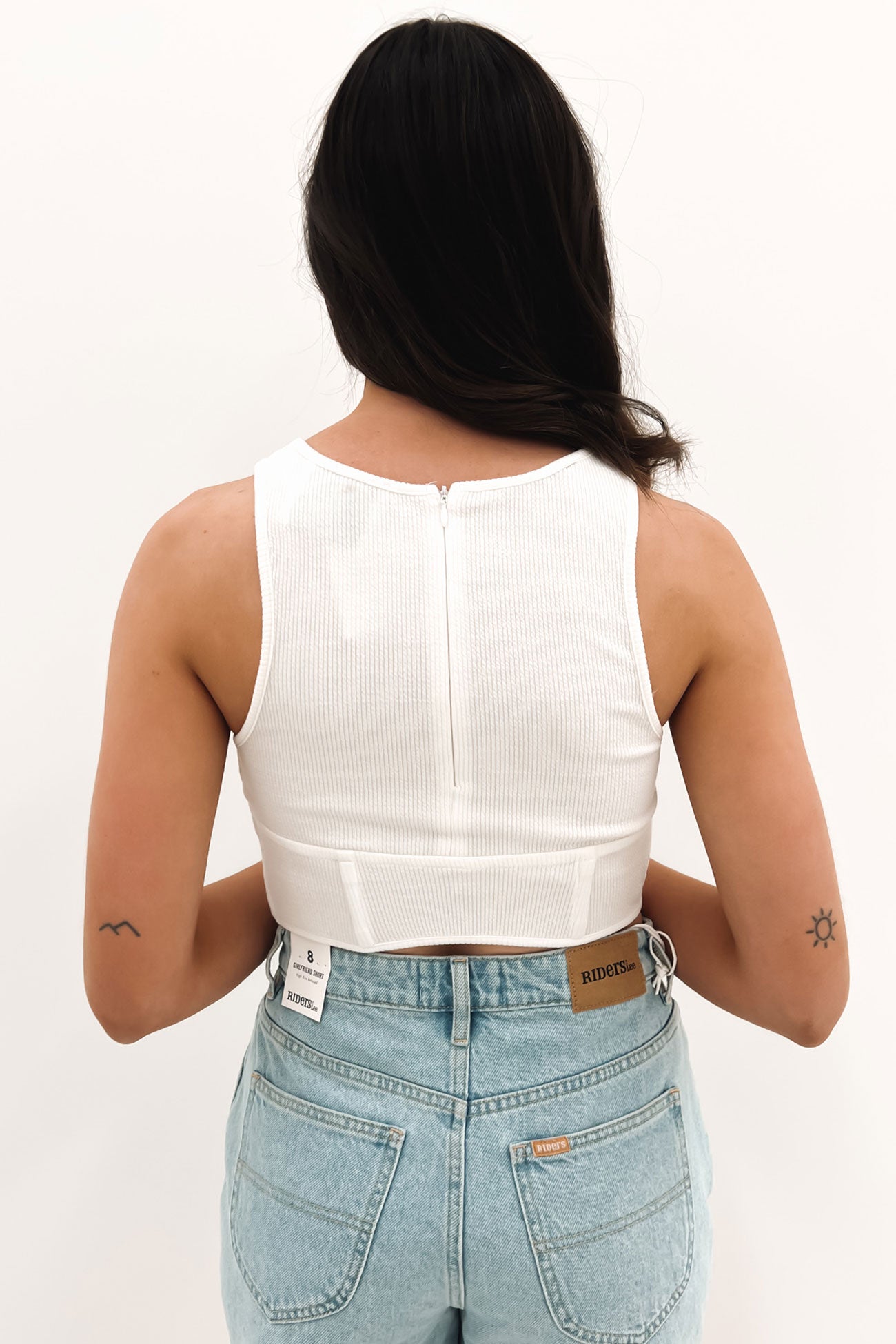 Otto Crop Top White