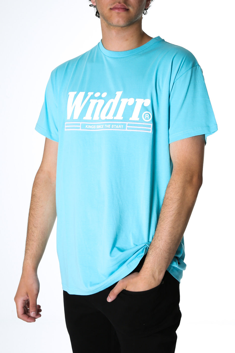 Outta Time Custom Fit Tee Marine Blue