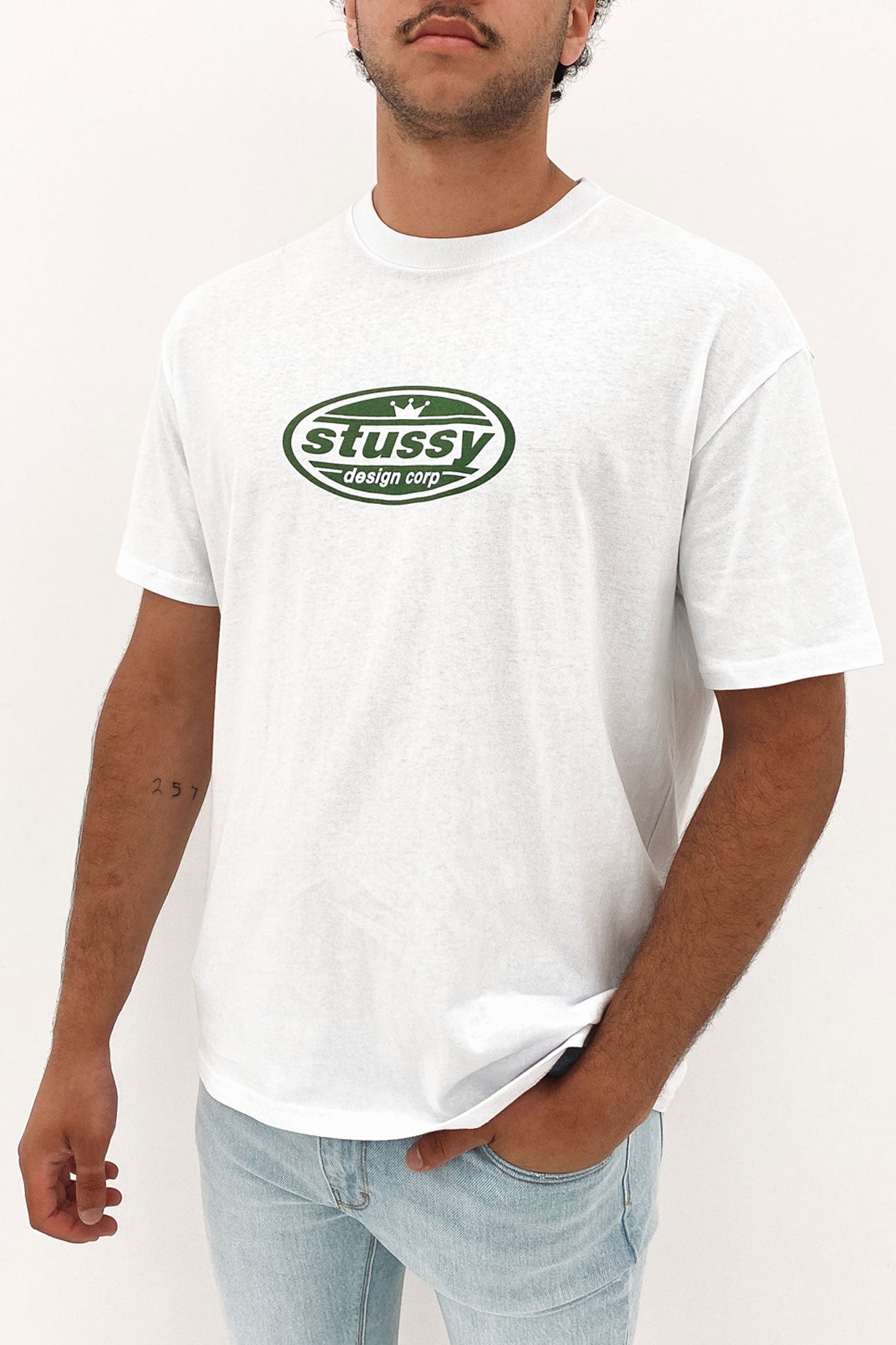 Oval Corp. Short Sleeve Tee White