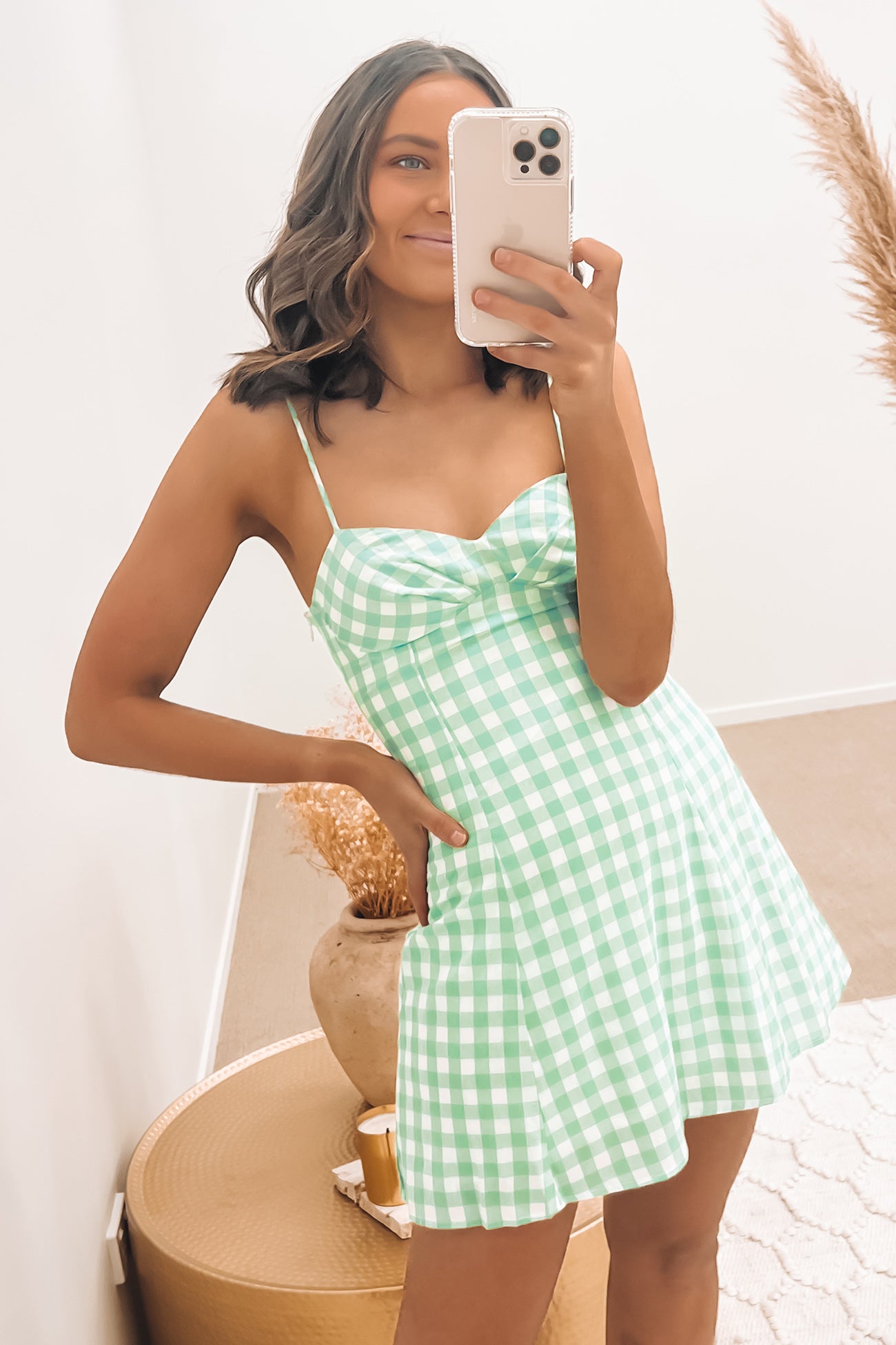 Parker Mini Dress Green