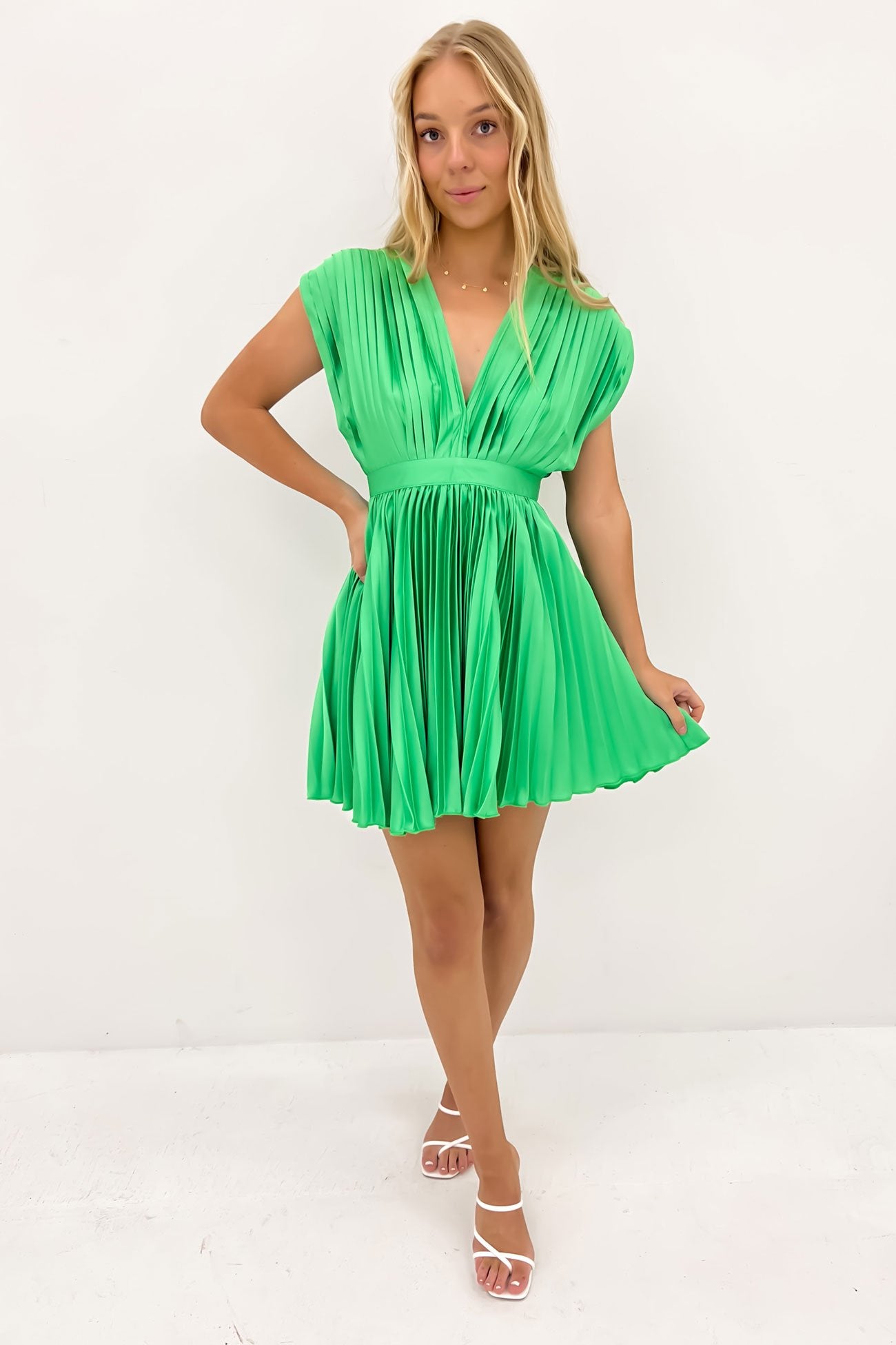 Patrick Mini Dress Green