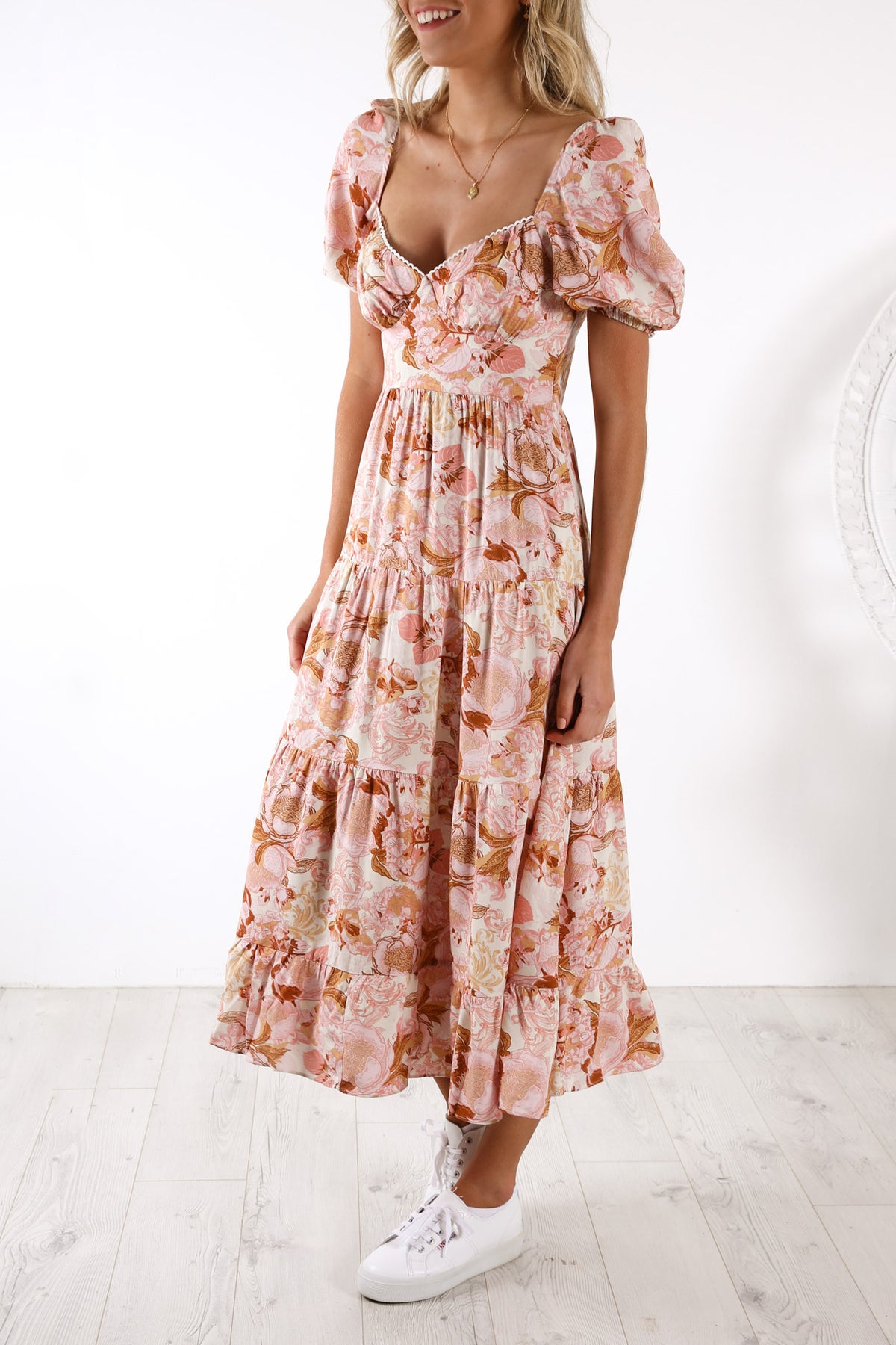 Petra Midi Dress Floral