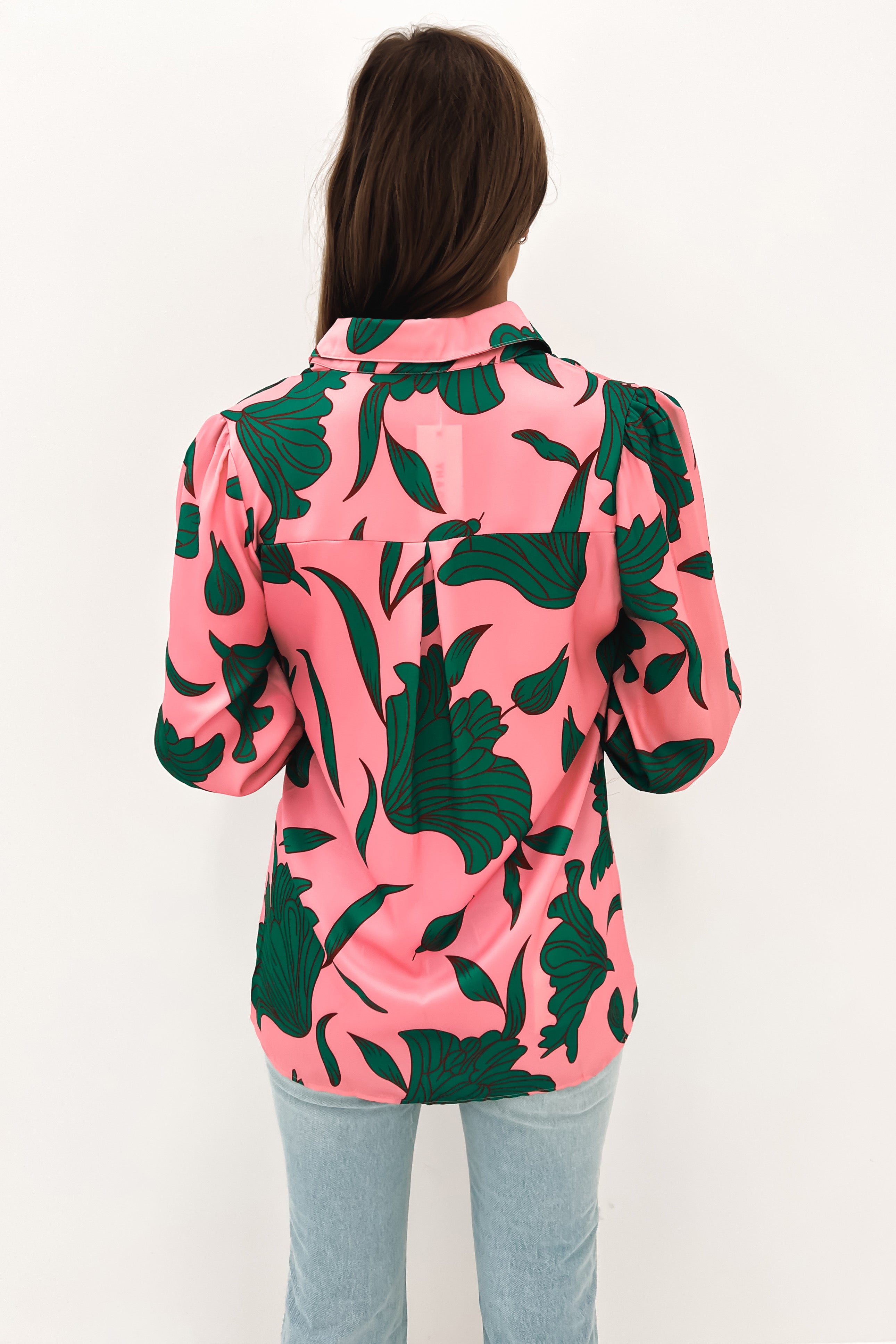 Pia Shirt Pink Green