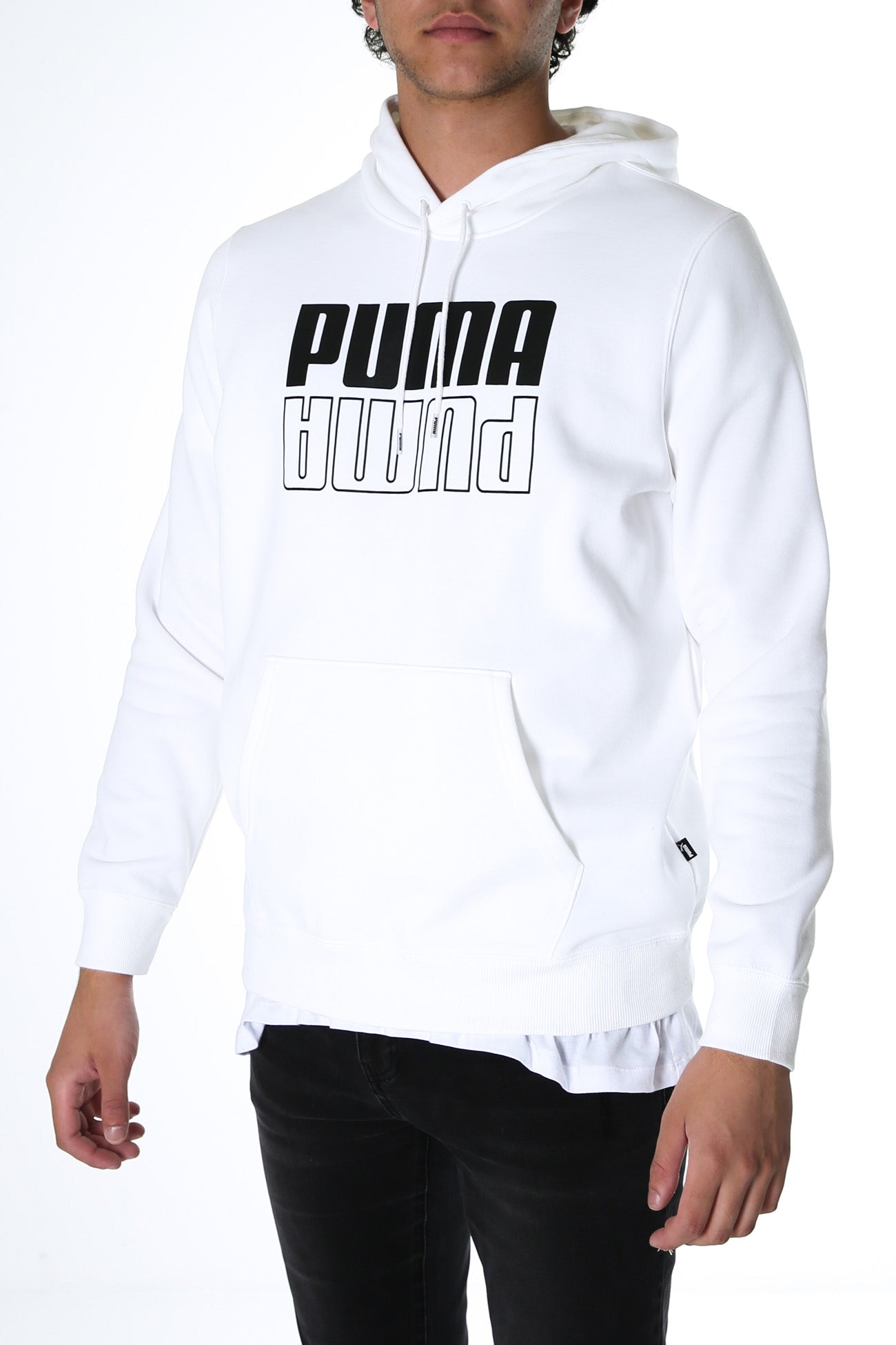 Power Logo Hoodie Puma White