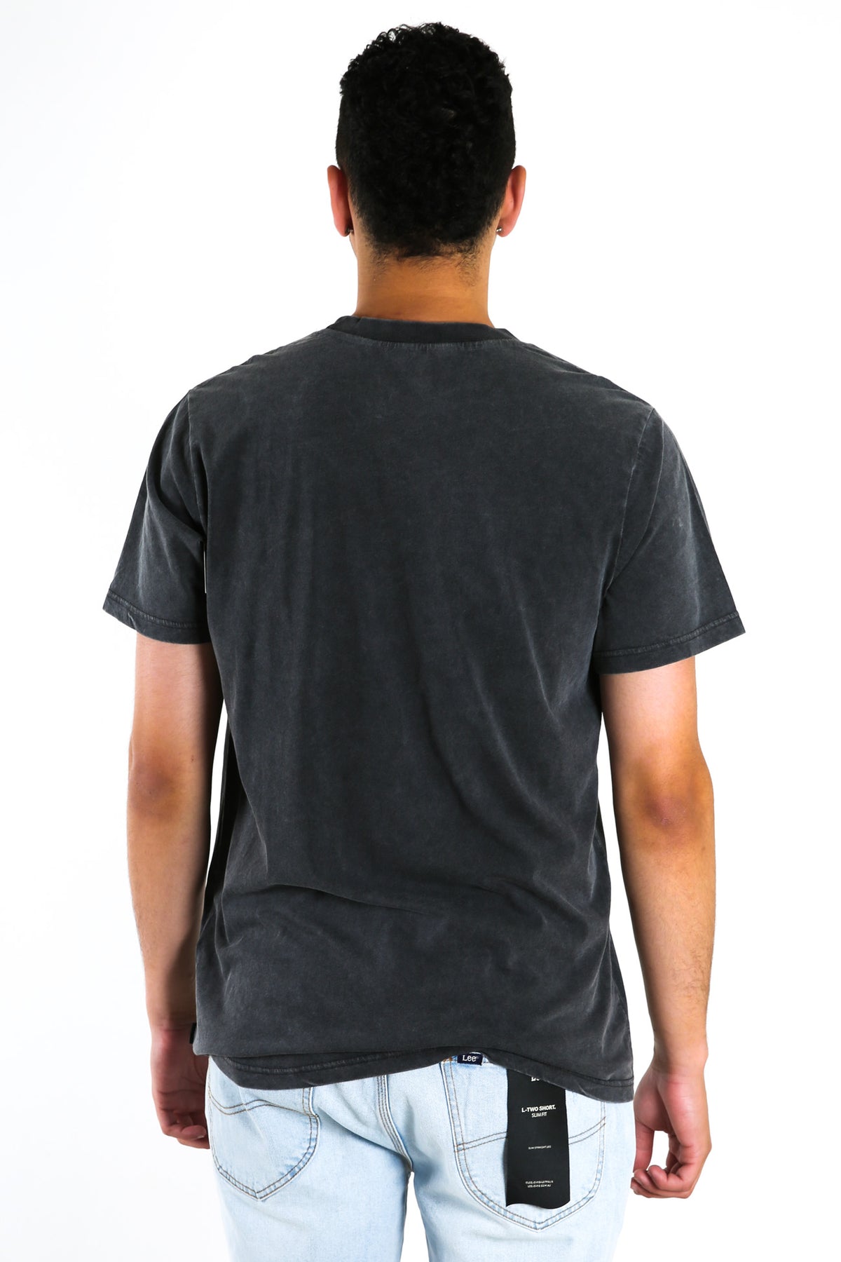 RVCA Mini Flipped Short Sleeve Tee Black Acid