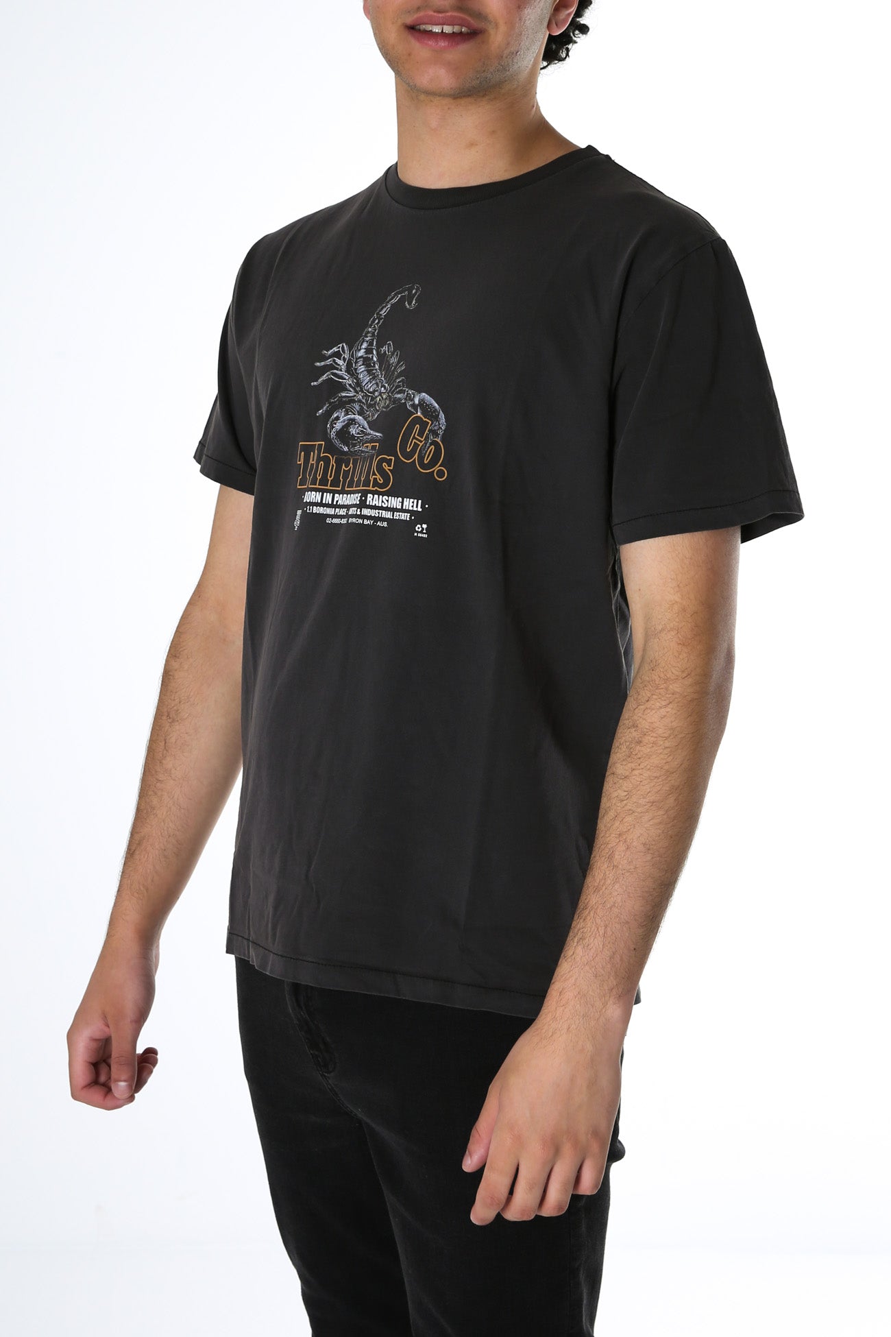 Raising Hell Merch Fit Tee Vintage Black