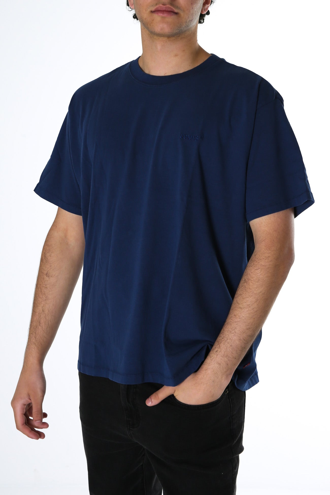 Red Tab Vintage T-Shirt Peacoat