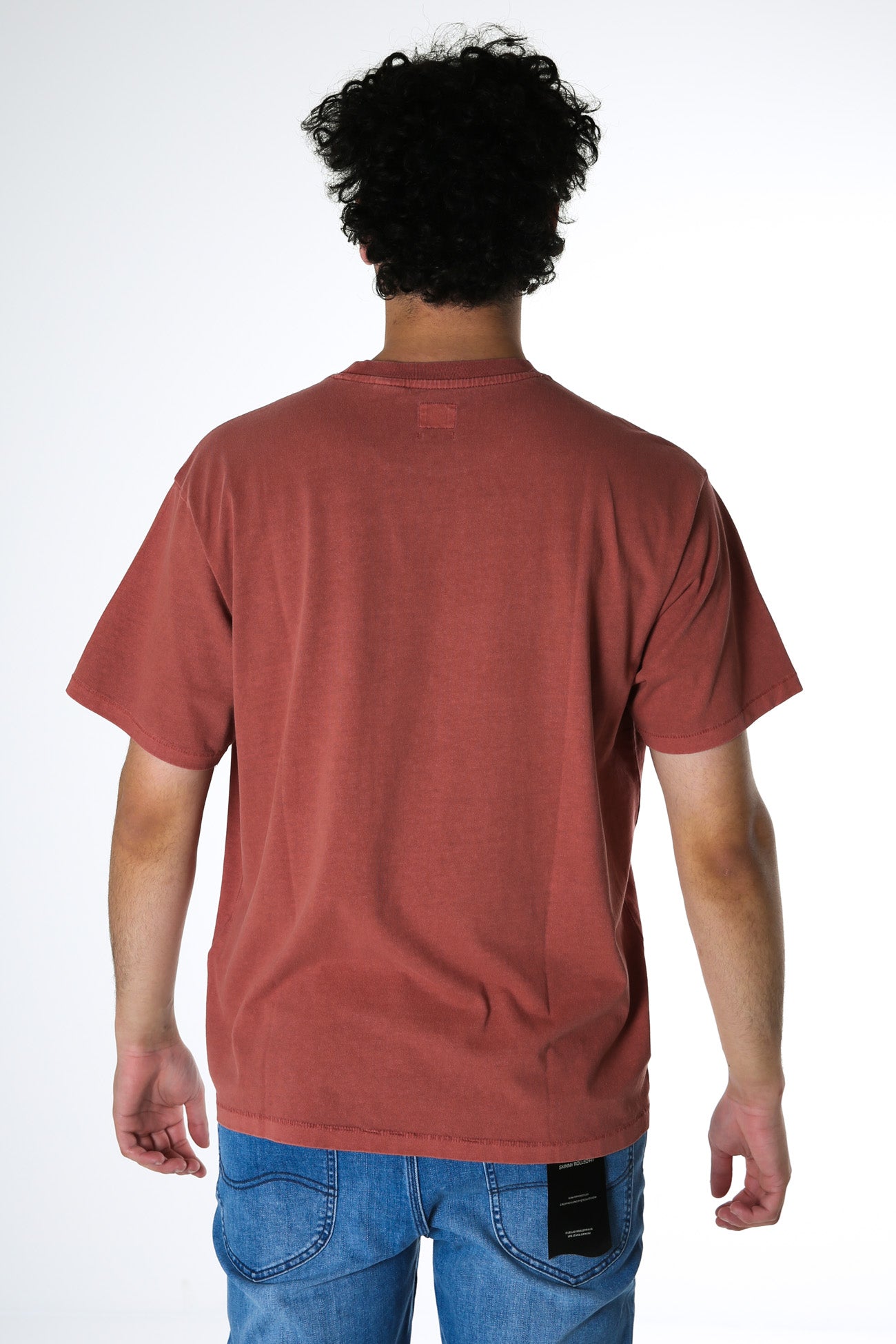 Red Tab Vintage T-Shirt Marsala