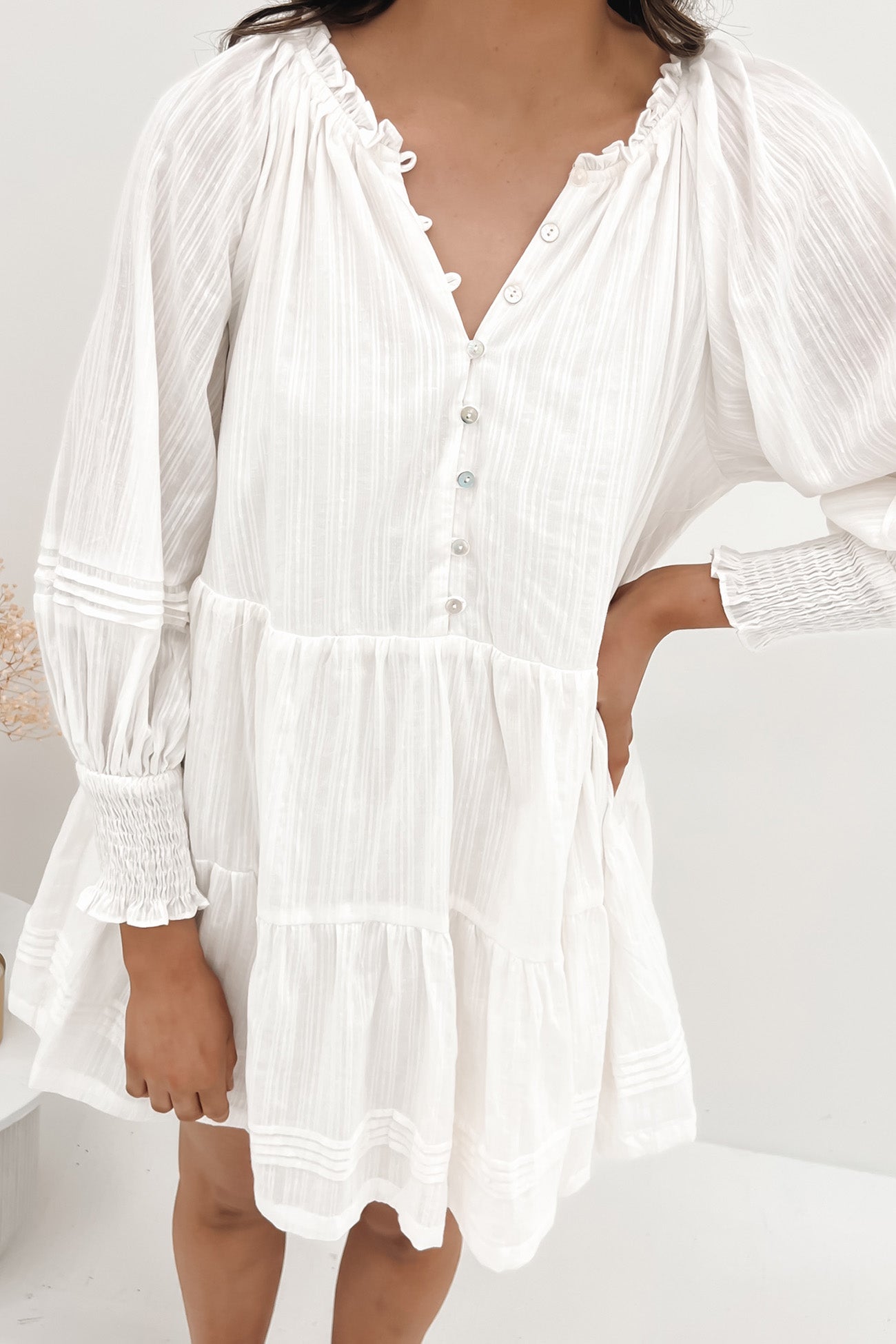 Renee Mini Dress White