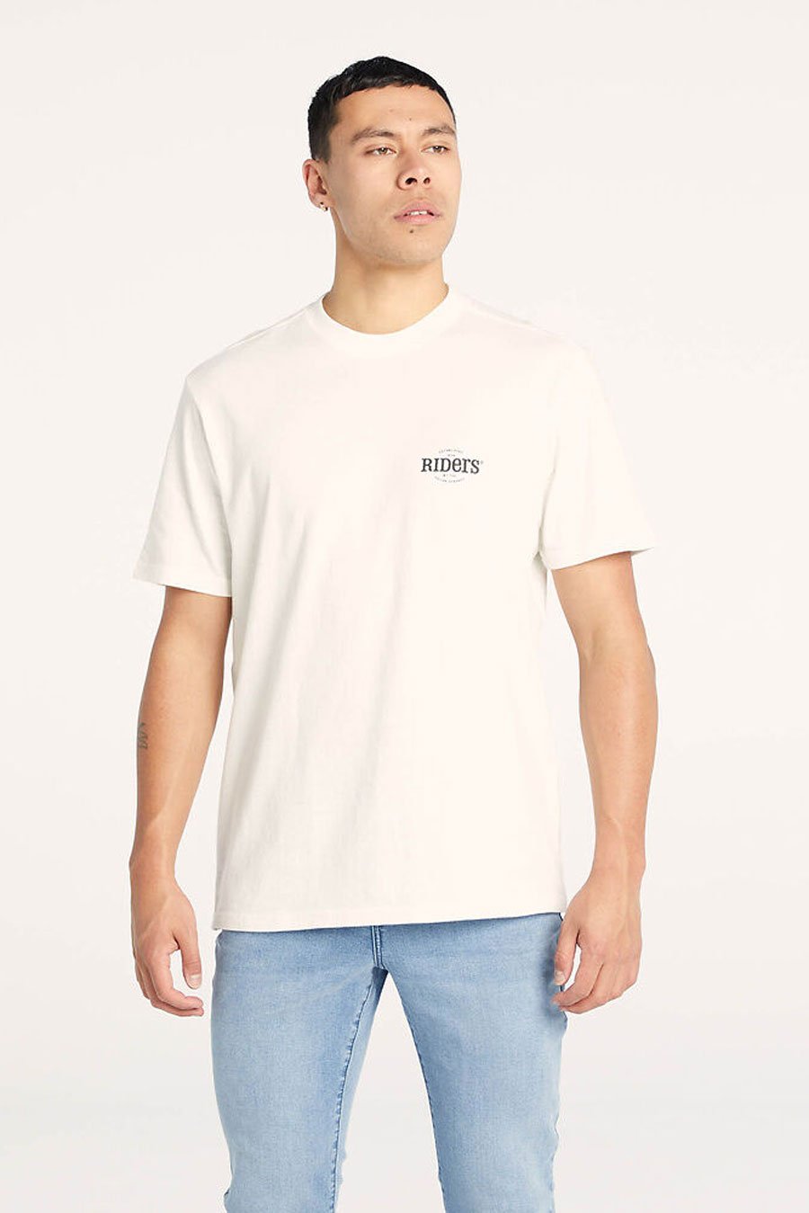 Riders EST 1934 Tee Vintage White