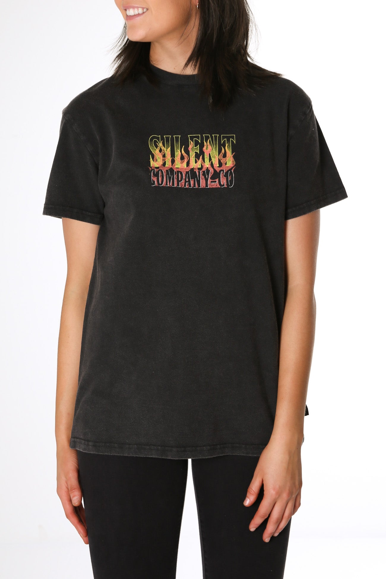 Riverside Tee Washed Black