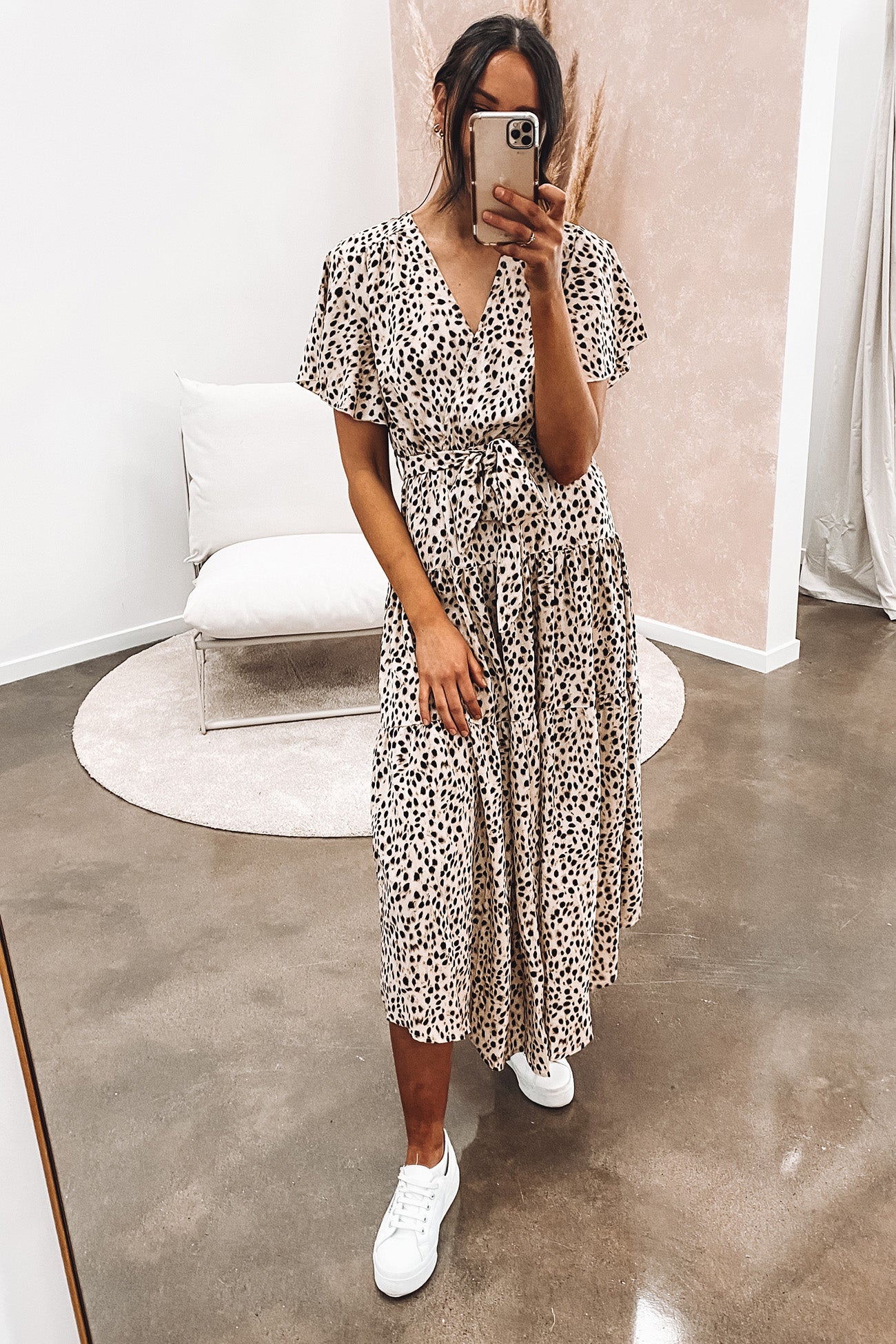 Ryanna Maxi Dress Leopard